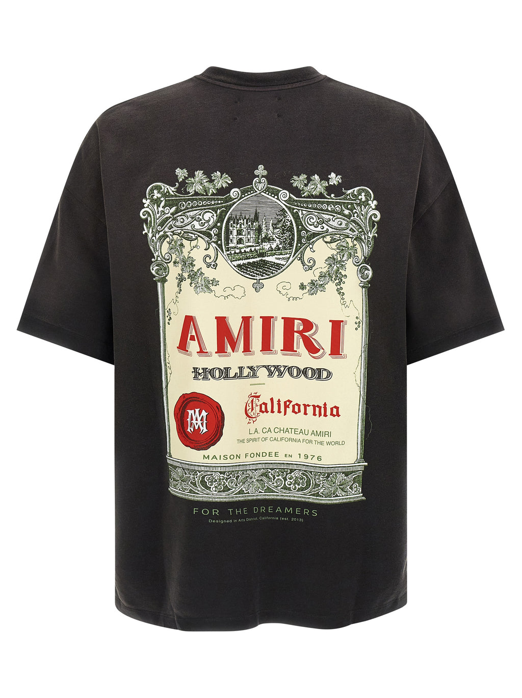 Amiri Black Cotton T-Shirt