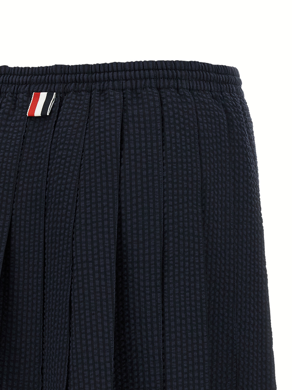 Thom Browne Blue Wool Long Skirt