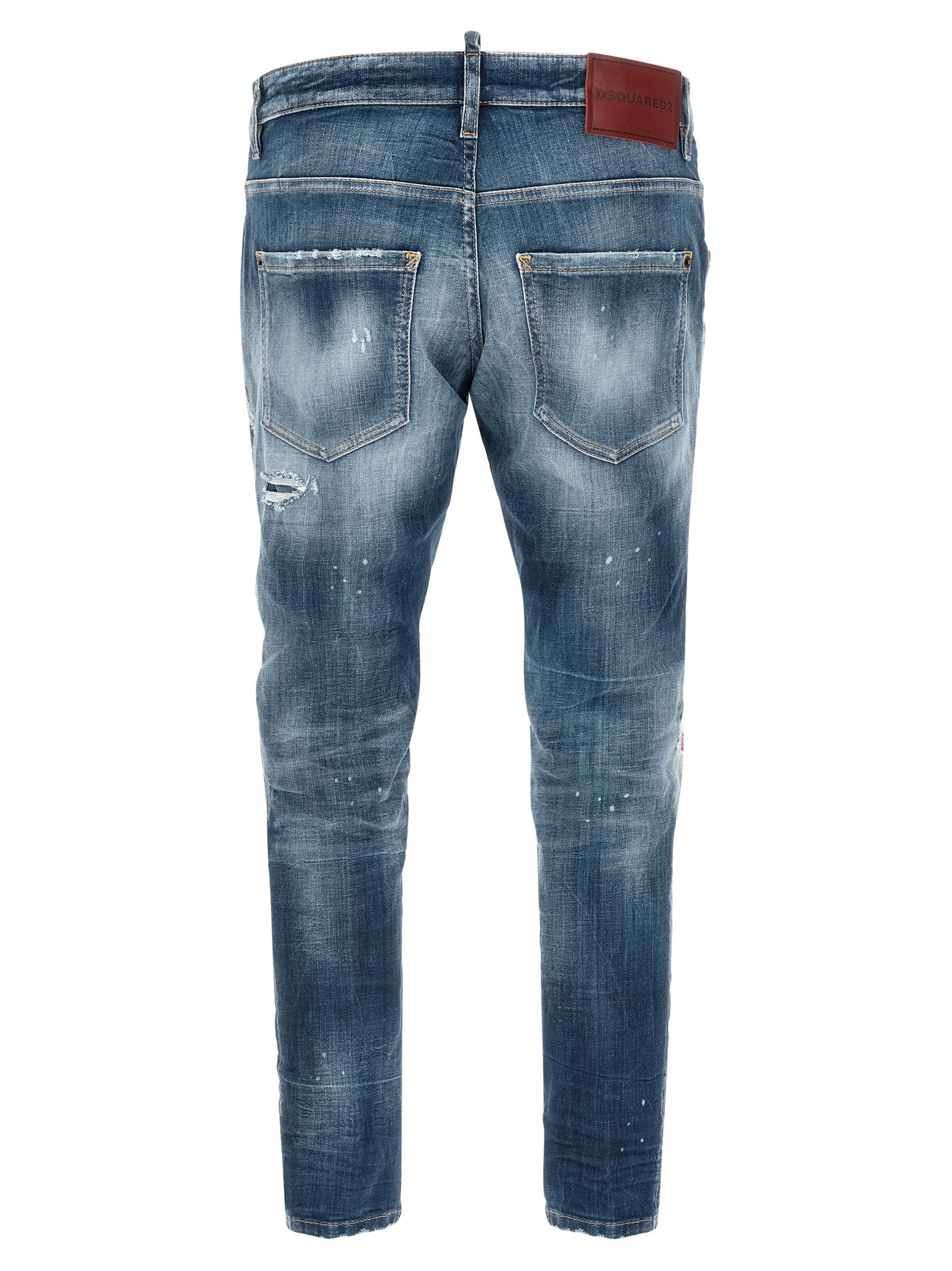 Dsquared² Blue Cotton Boyfriend Jeans
