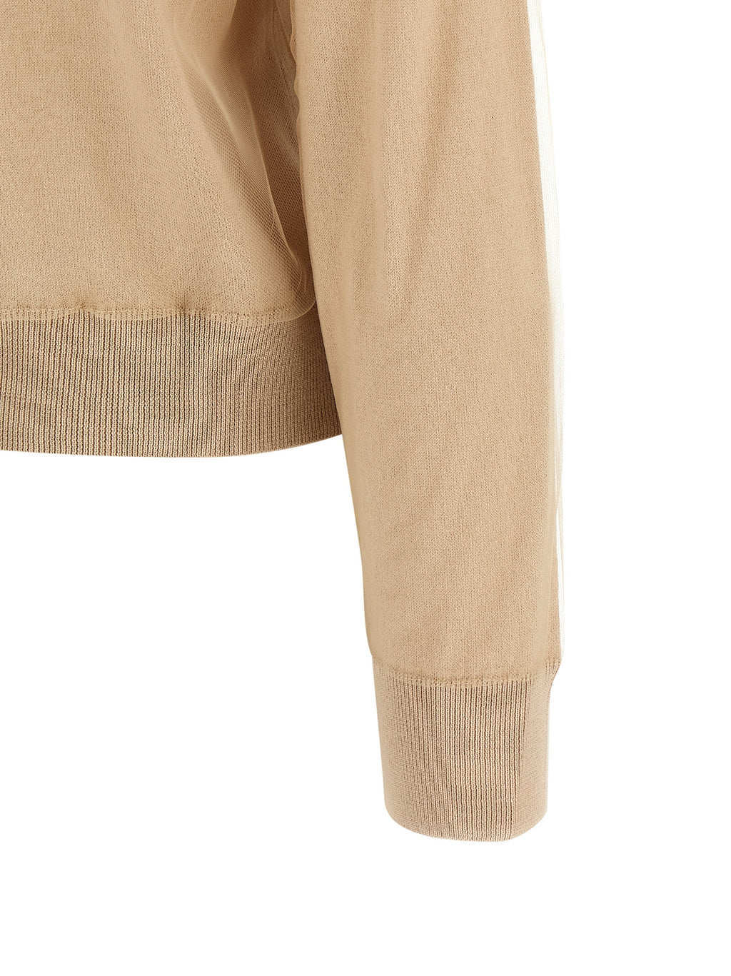 Fabiana Filippi Brown Virgin Wool Cardigan