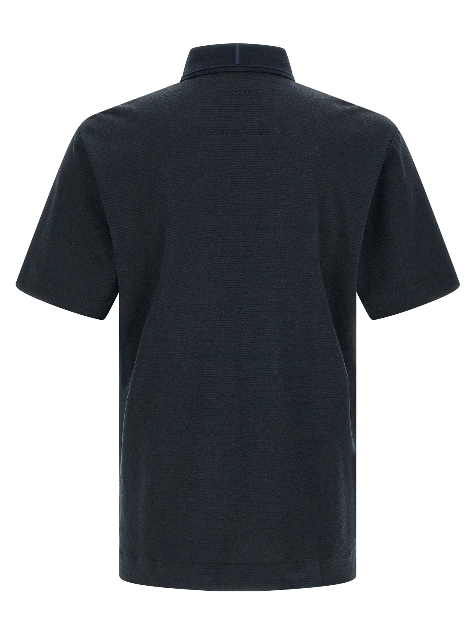 Hugo Boss Blue Cotton Polo Shirt