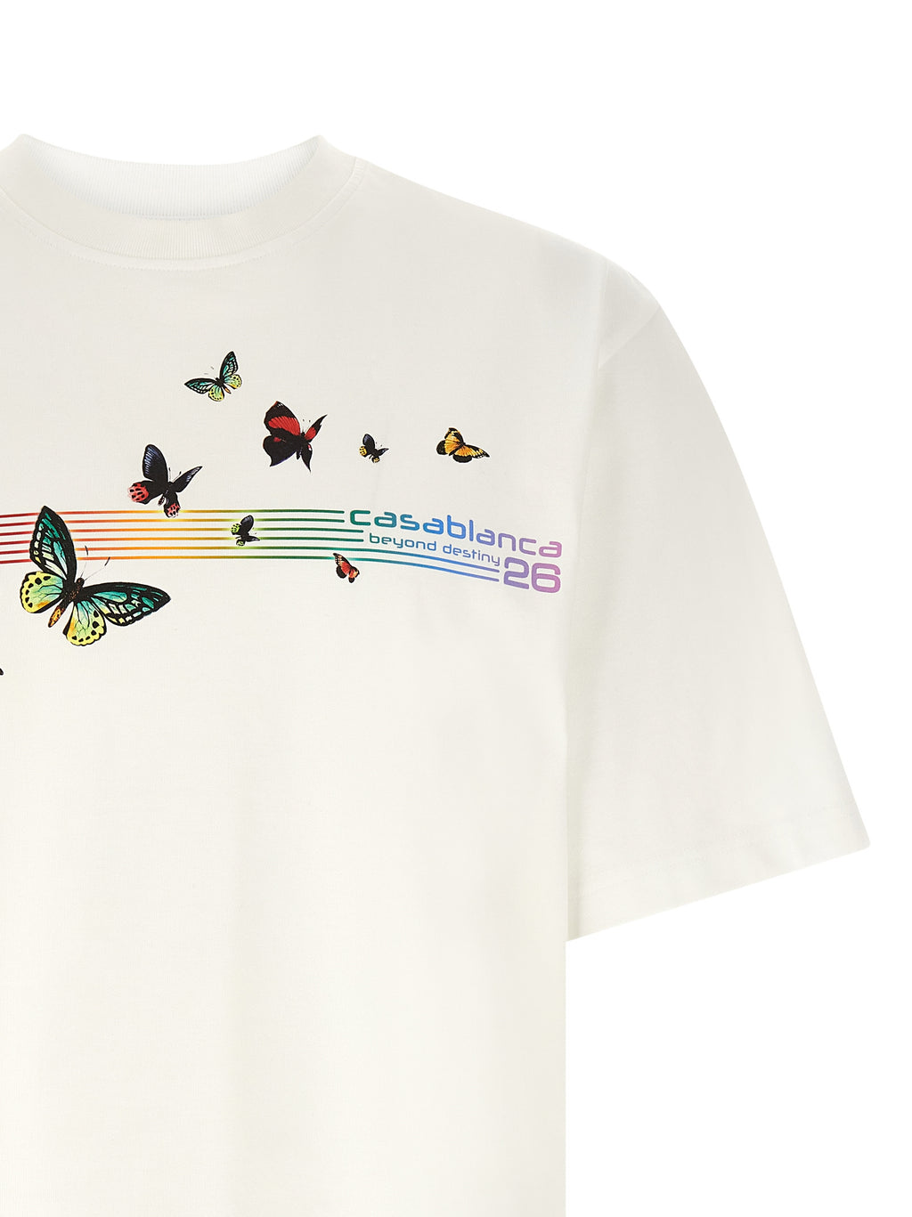 Casablanca White Organic Cotton T-Shirt