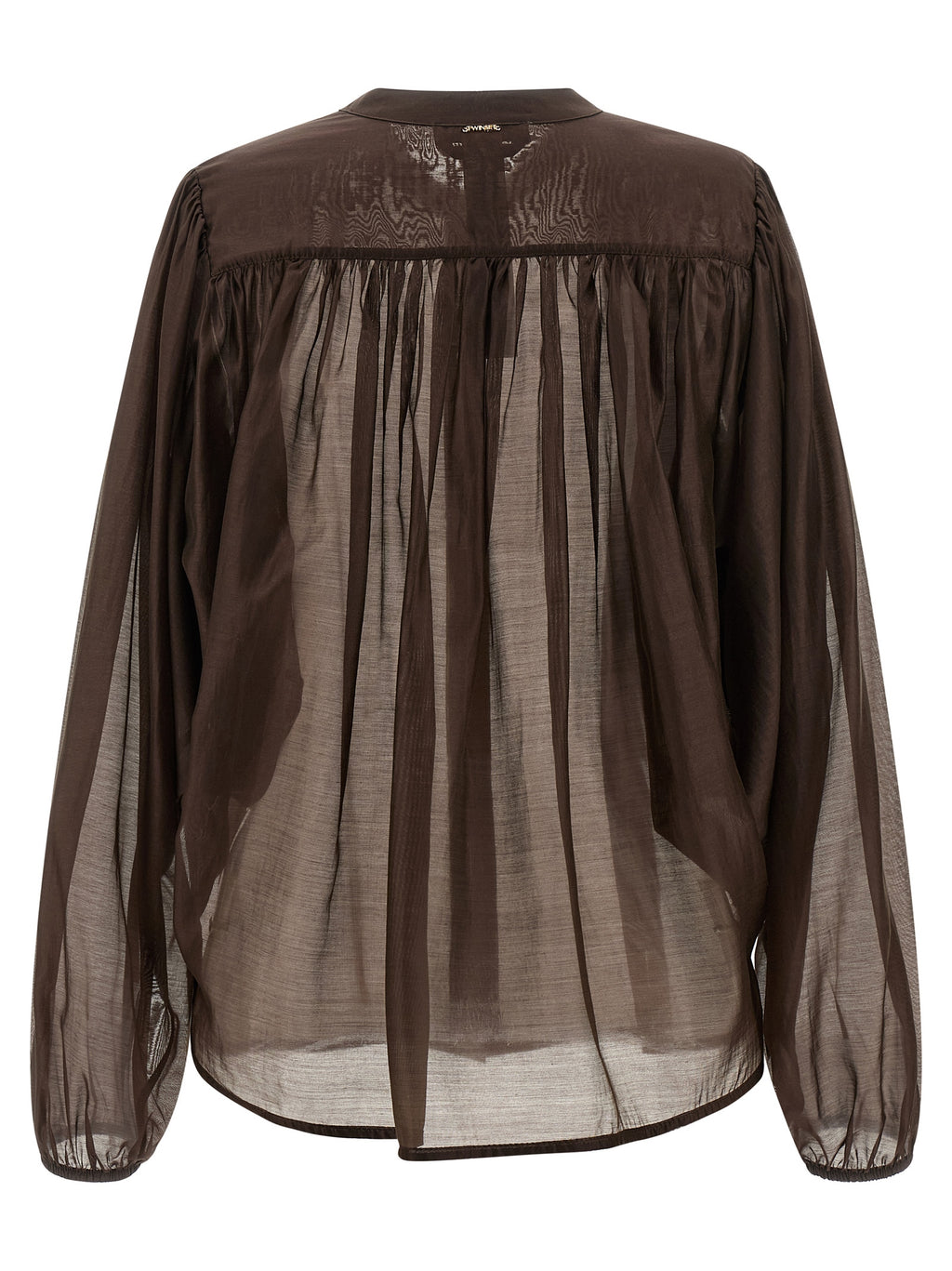 Twinset Brown Lycra Blouse