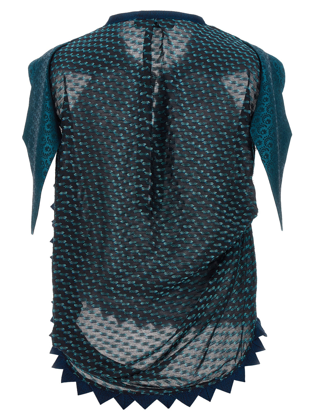 Kiko Kostadinov Blue Modal Pattern Shirt