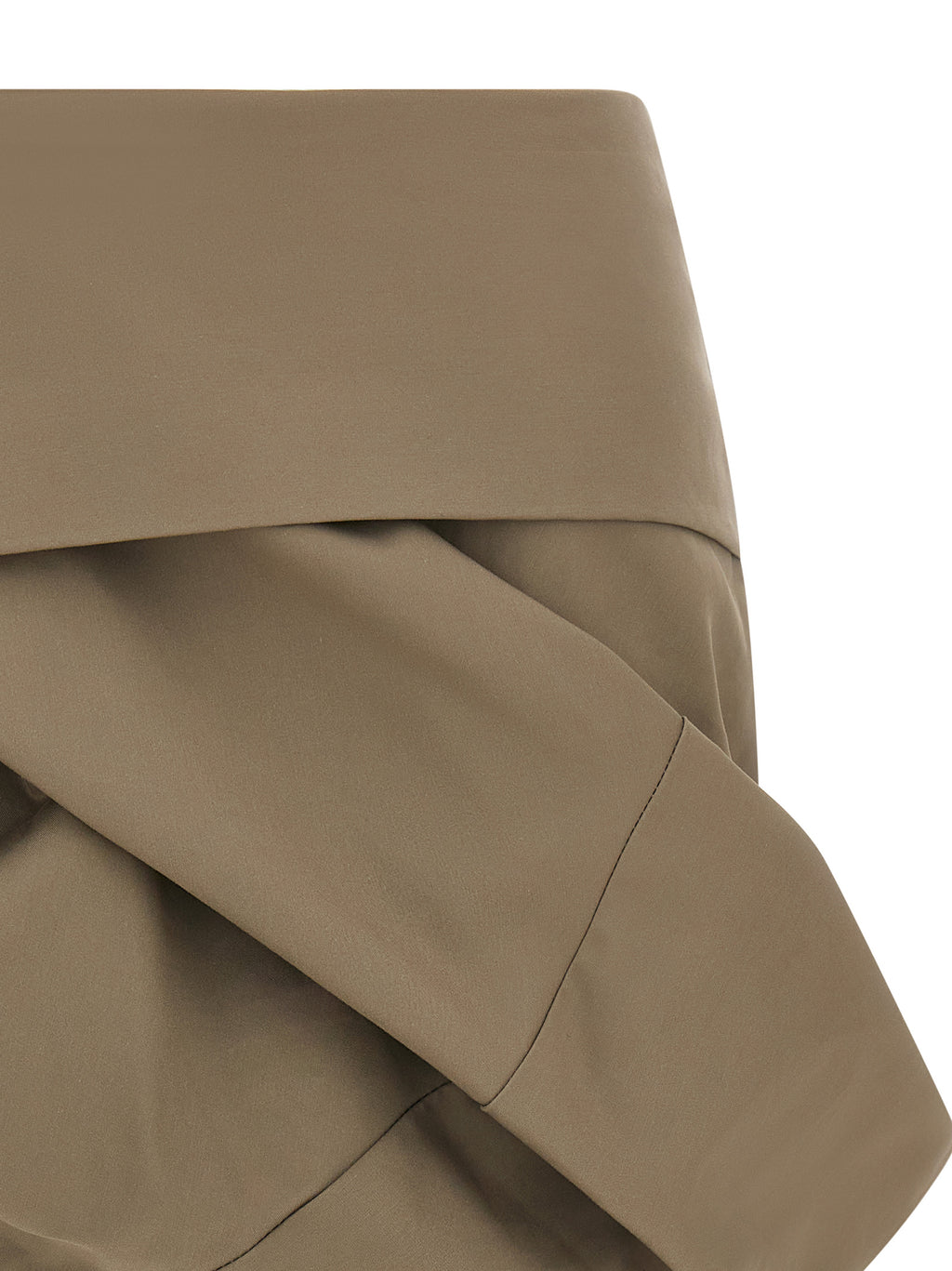 Entire Studios Gray Cotton Long Skirt