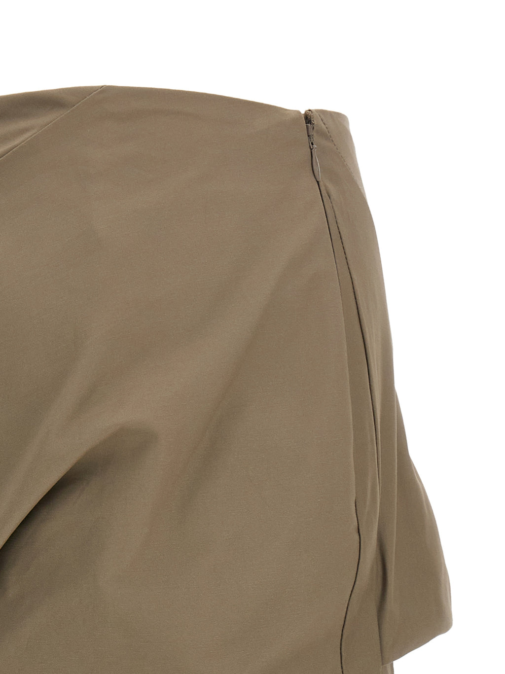 Entire Studios Gray Cotton Long Skirt
