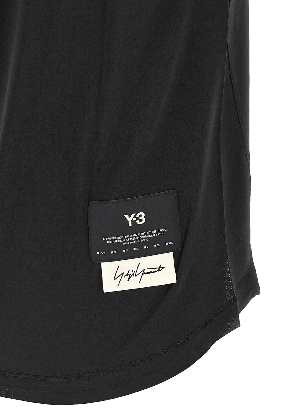 Y-3 Black Polyester T-Shirt