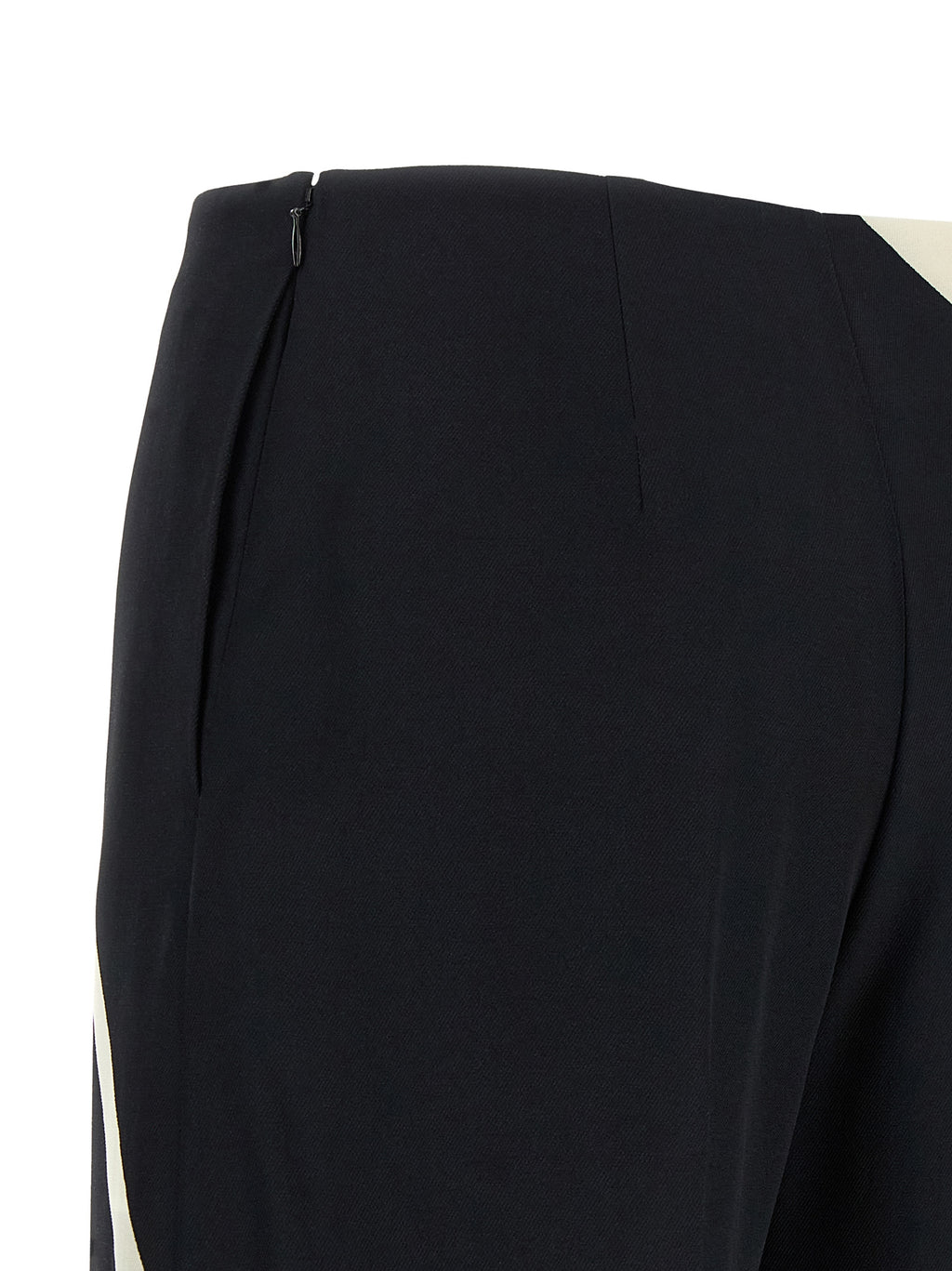 Alberta Ferretti Bicolor Viscose Casual Pants