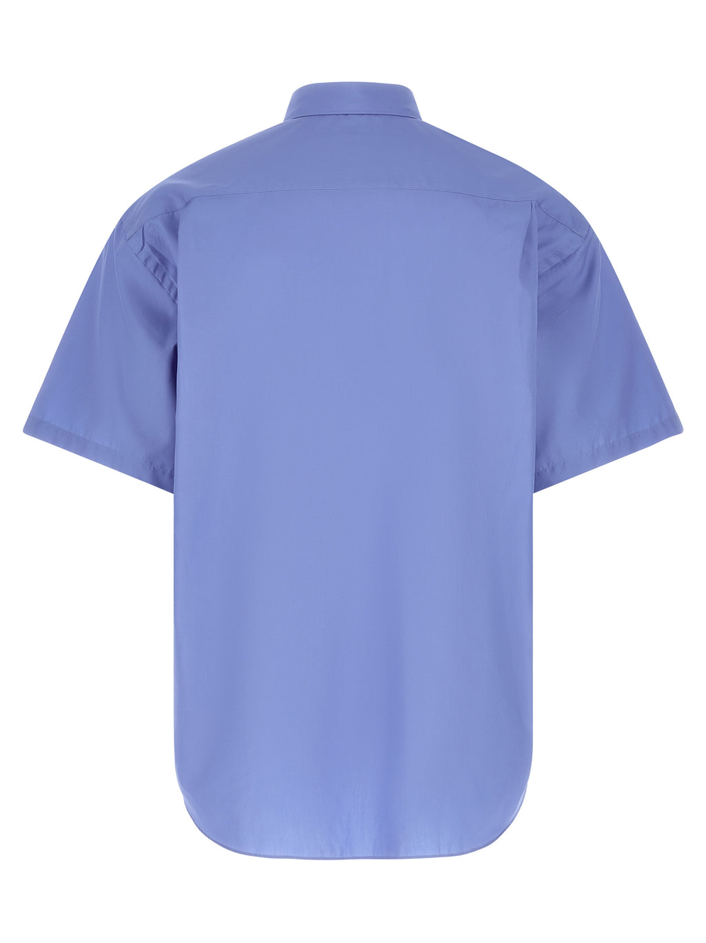Comme Des Garçons Blue Cotton Blouse