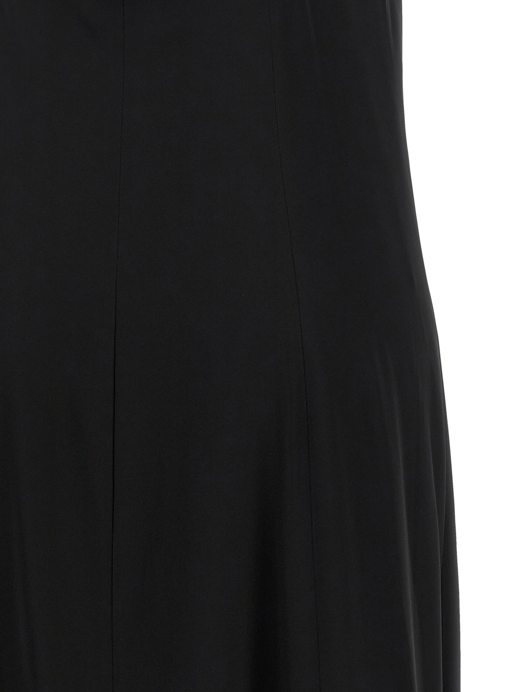 Peserico Black Viscose Long Dress