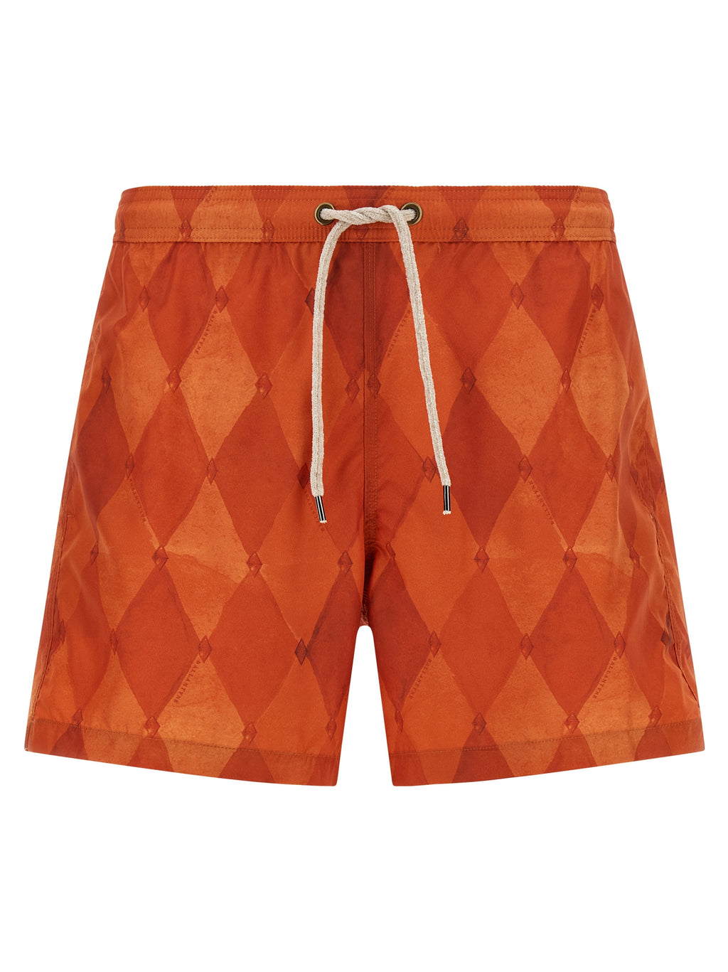 Ballantyne Orange Polyester Swim Shorts