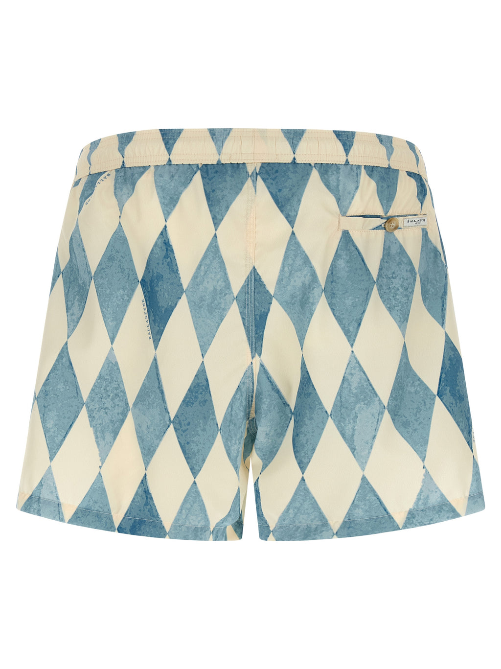 Ballantyne Blue Polyester Swim Shorts