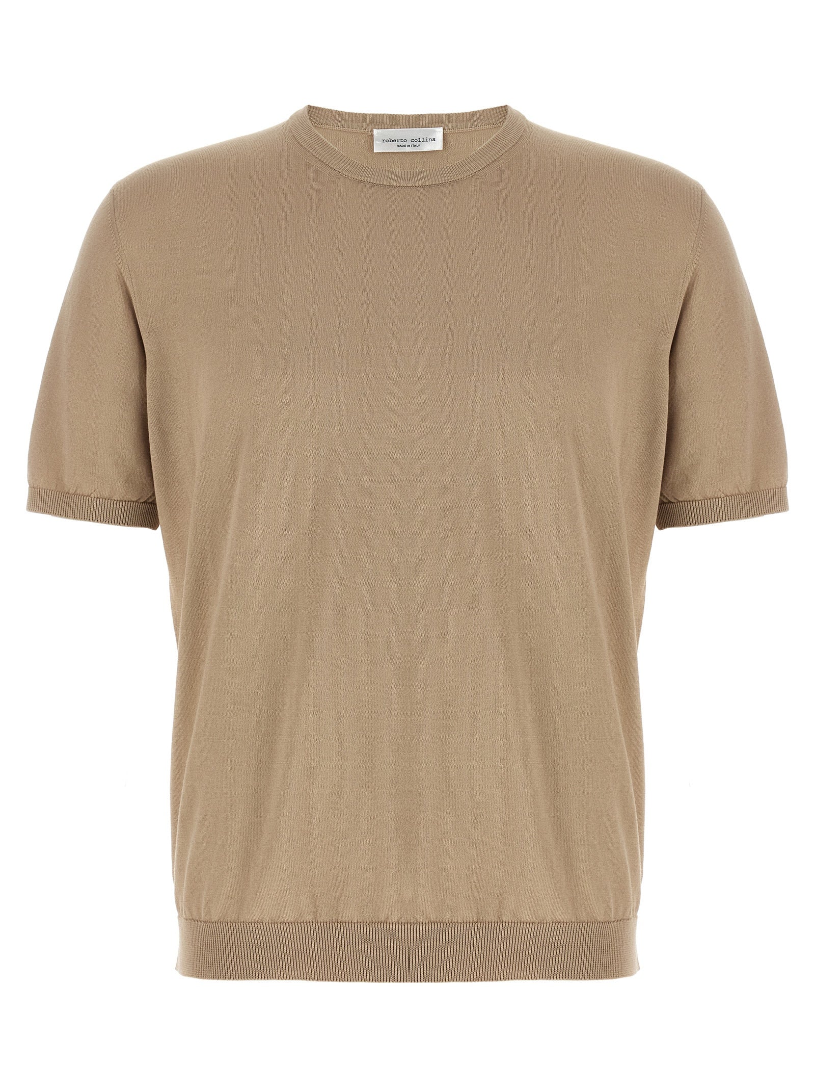 Roberto Collina Beige Cotton Cardigan