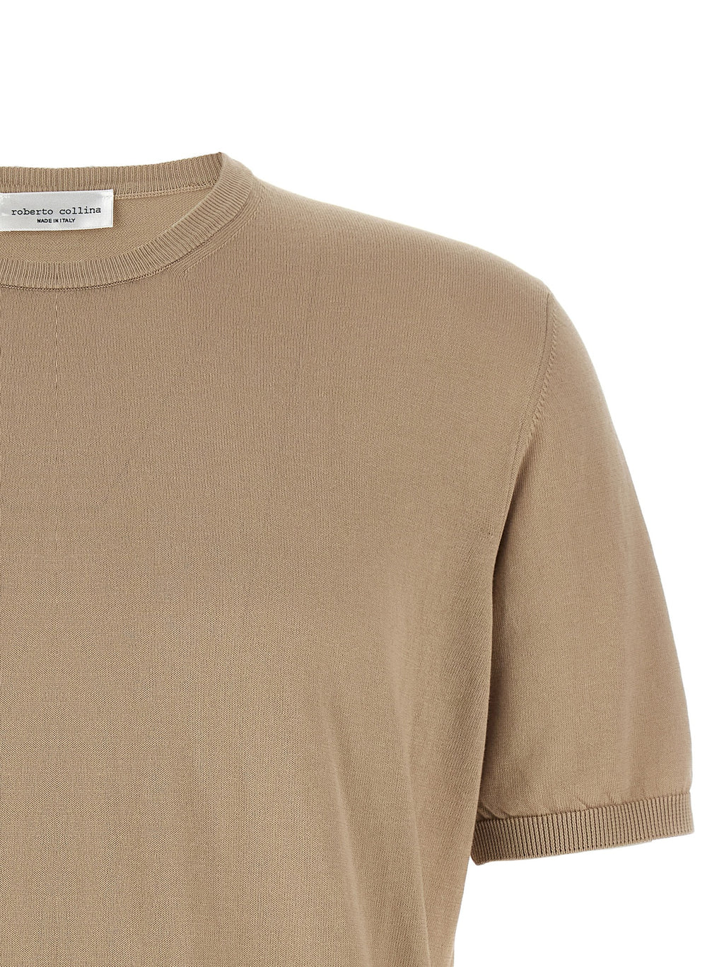 Roberto Collina Beige Cotton Cardigan