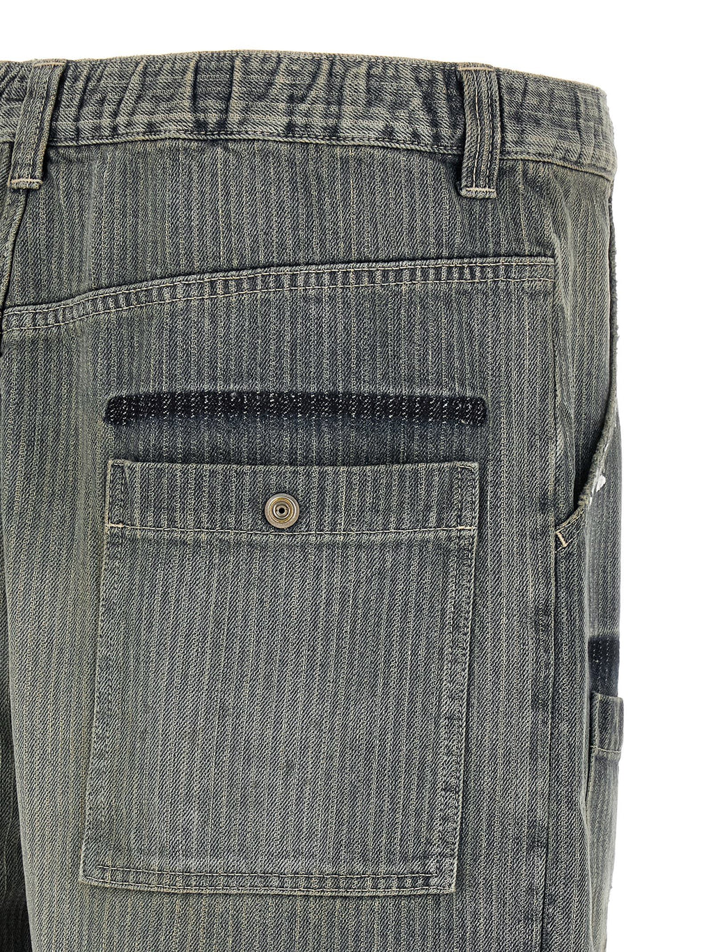 Maison Mihara Yasuhiro Blue Cotton Tapered Jeans