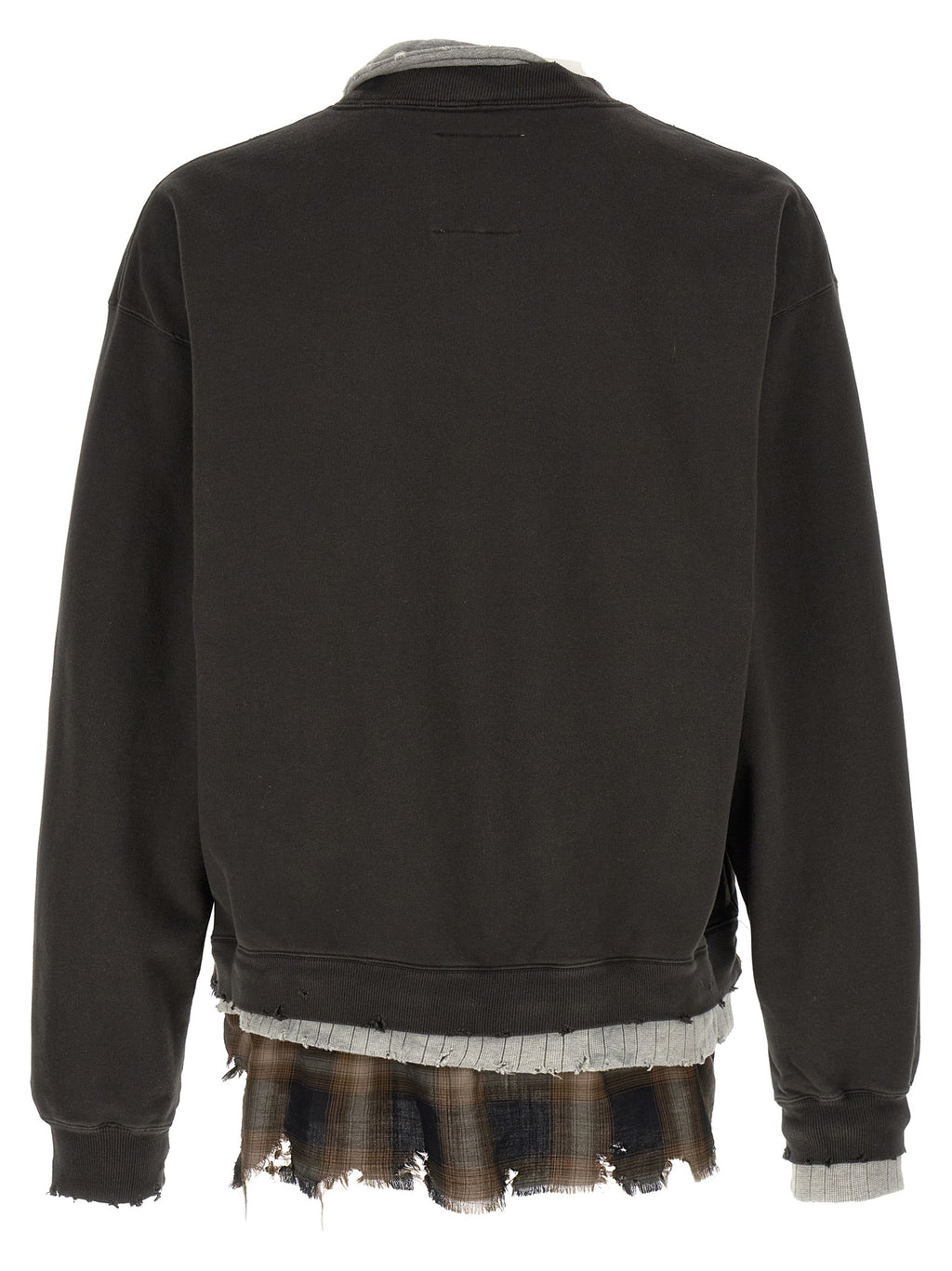 Maison Mihara Yasuhiro Black Cotton Sweatshirt