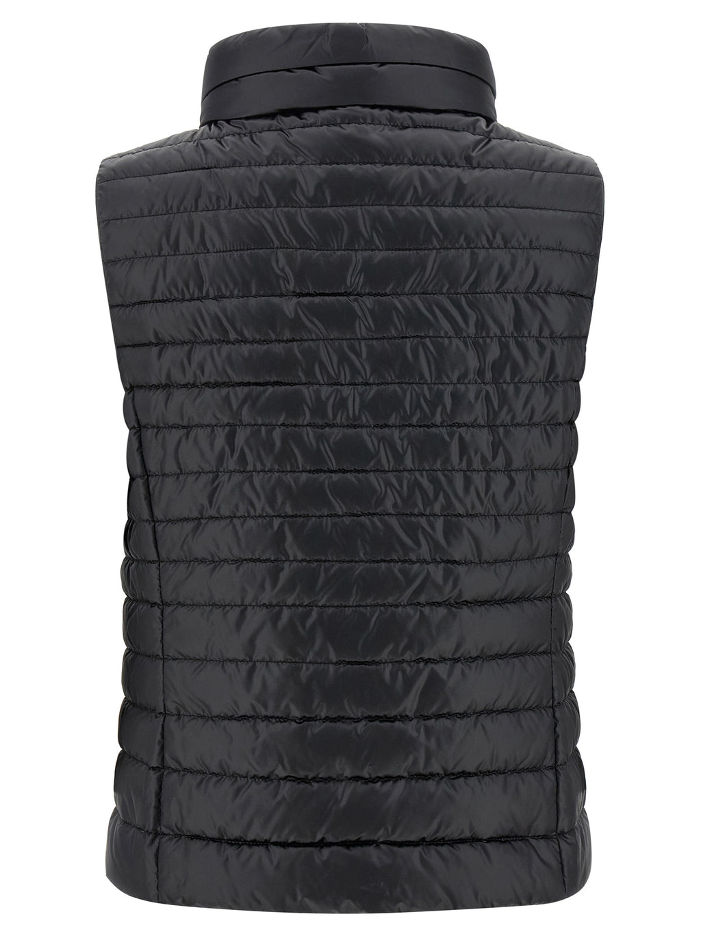 MooRER Black Polyester Sleeveless Jacket