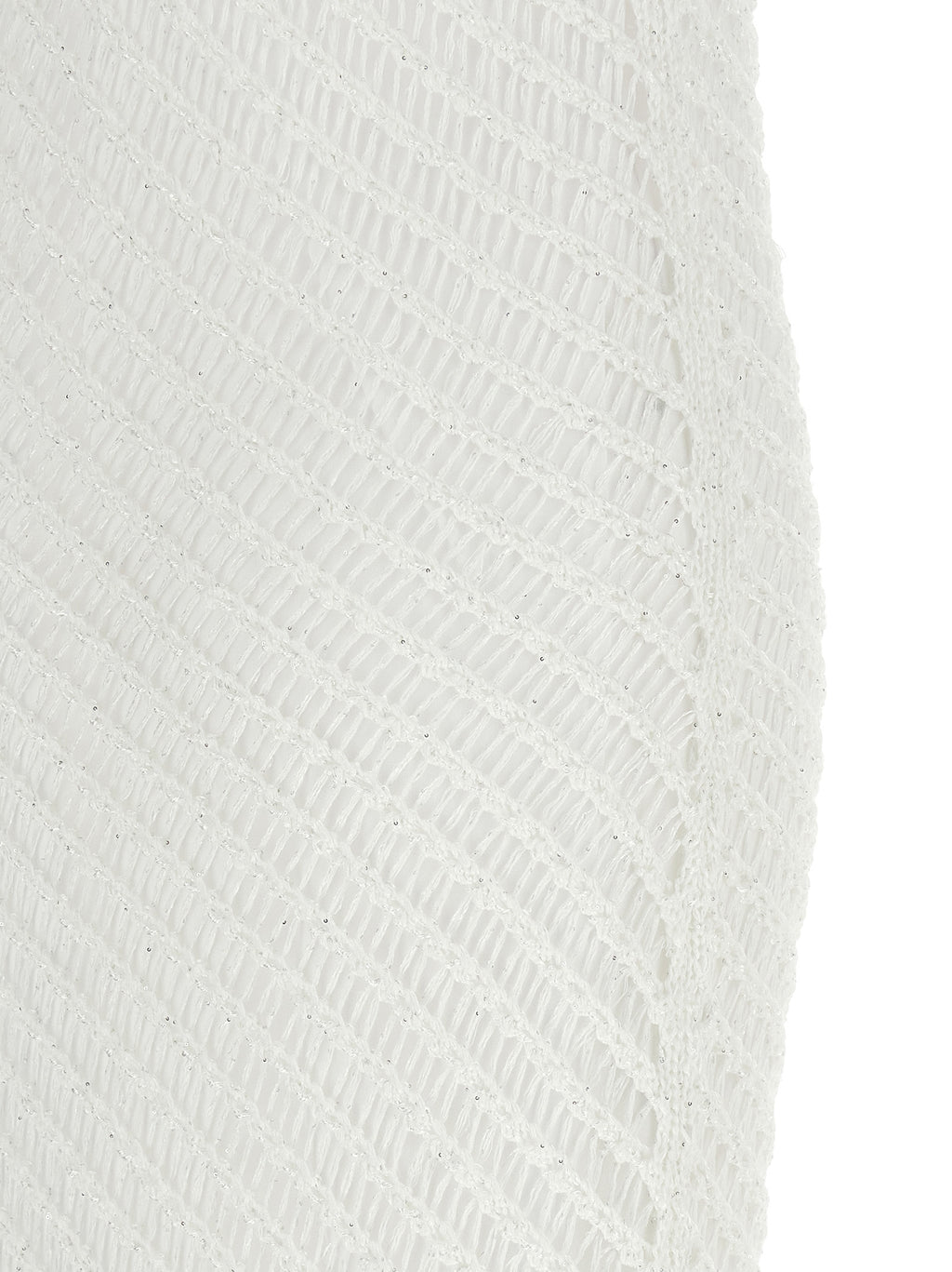 PINKO White Polyester Long Dress