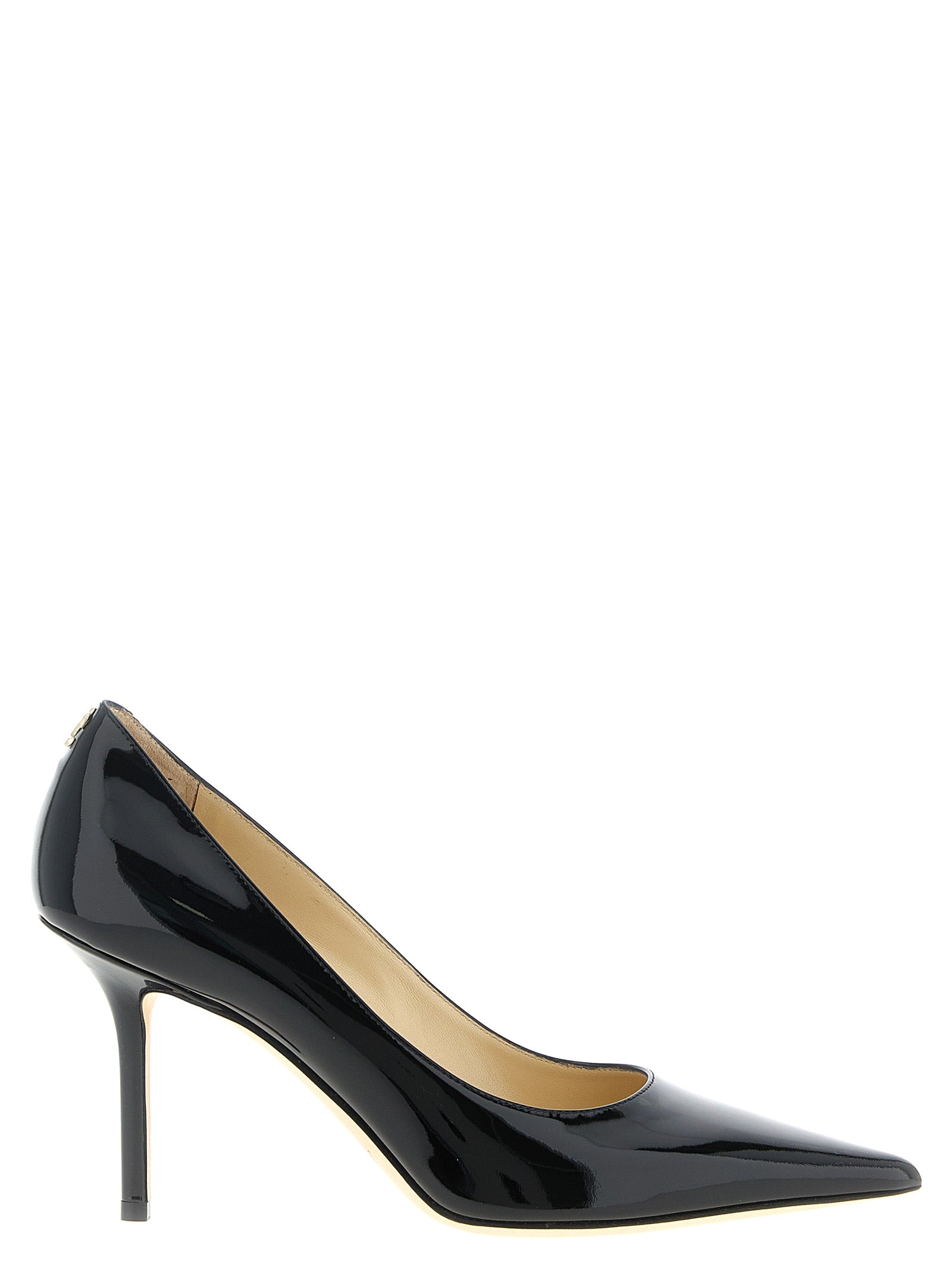 Jimmy Choo Black Leather High Heel Pumps