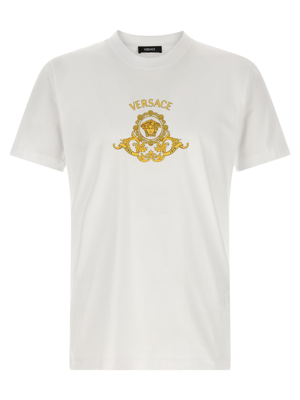 Versace White Cotton T-Shirt