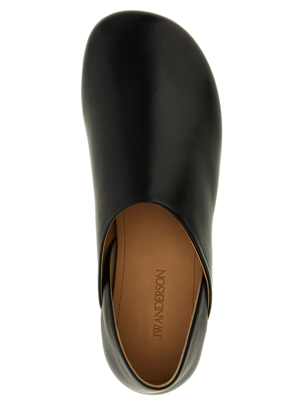J.W.Anderson Black Lamb Leather Mules