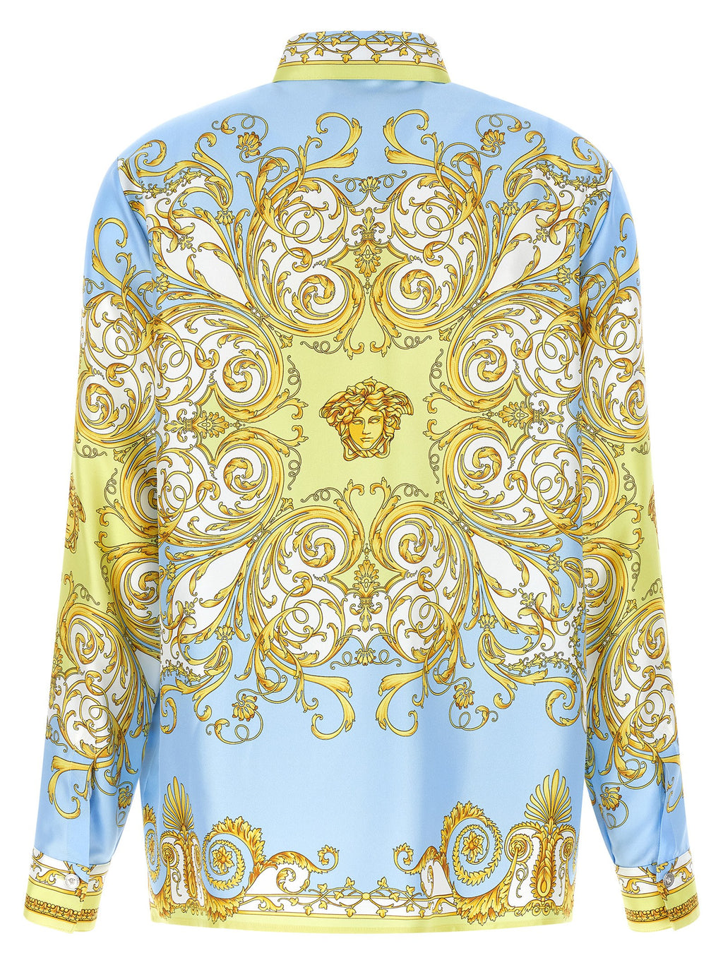 Versace Multicolor Silk Blouse