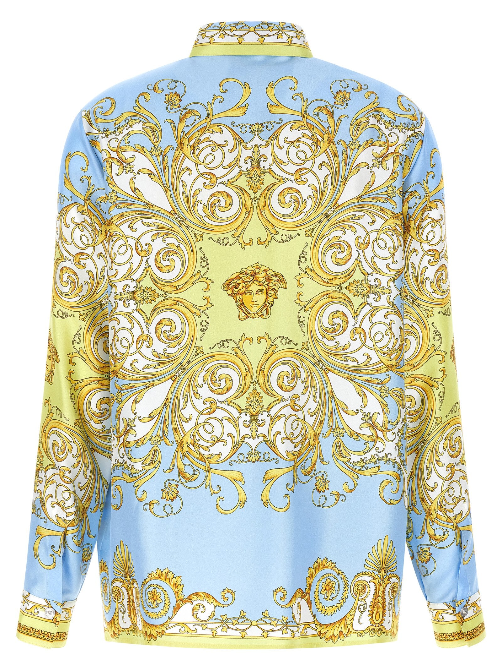 Versace Multicolor Silk Blouse