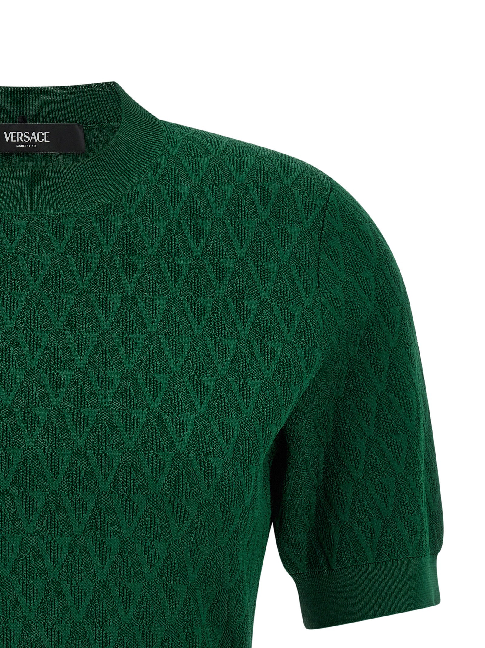 Versace Bicolor Viscose T-Shirt