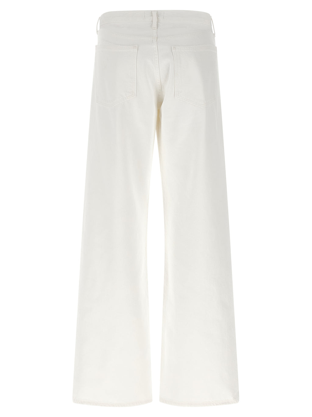 Agolde White Cotton Jeans Denim