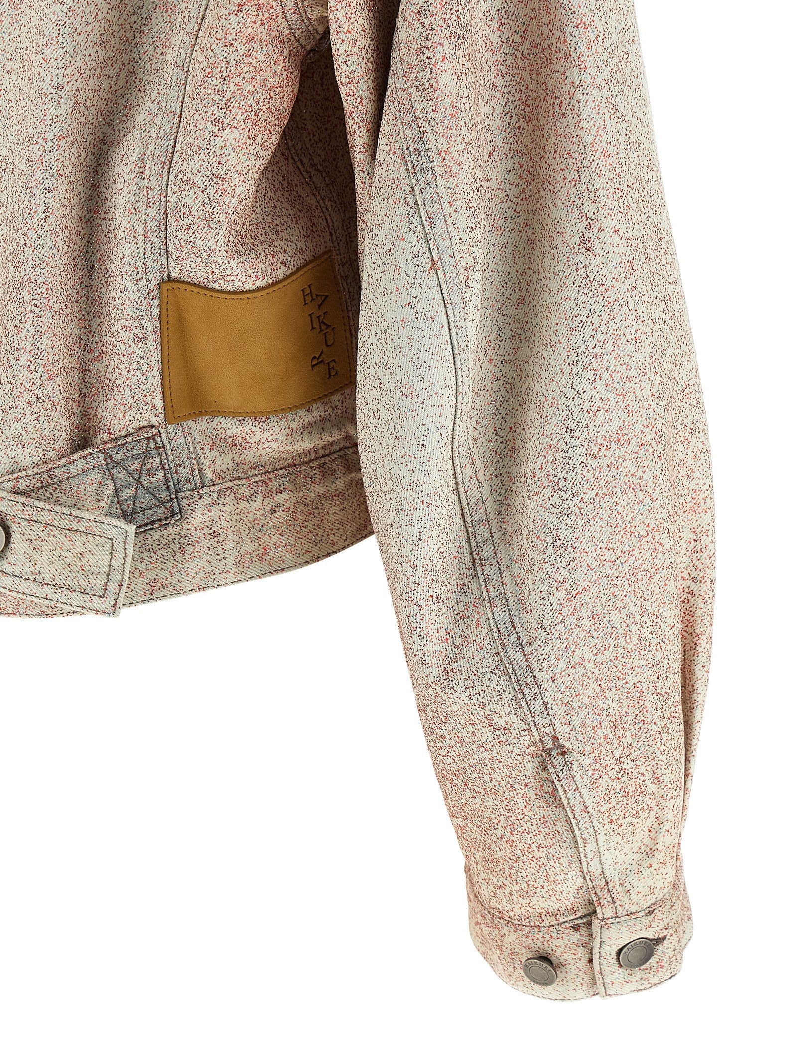 Haikure Gray Cotton Denim Jacket