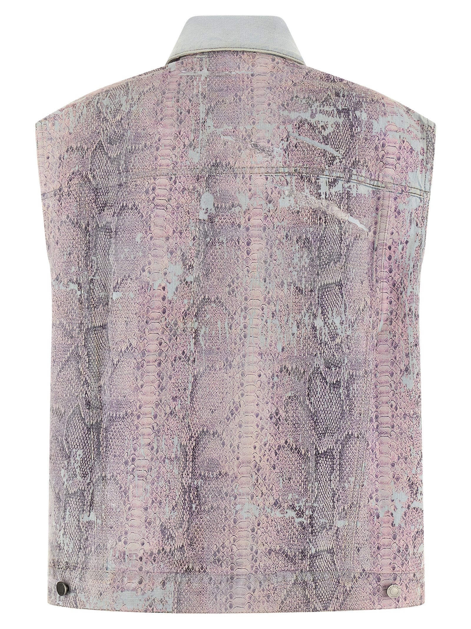 Haikure Multicolor Polyester Sleeveless Jacket