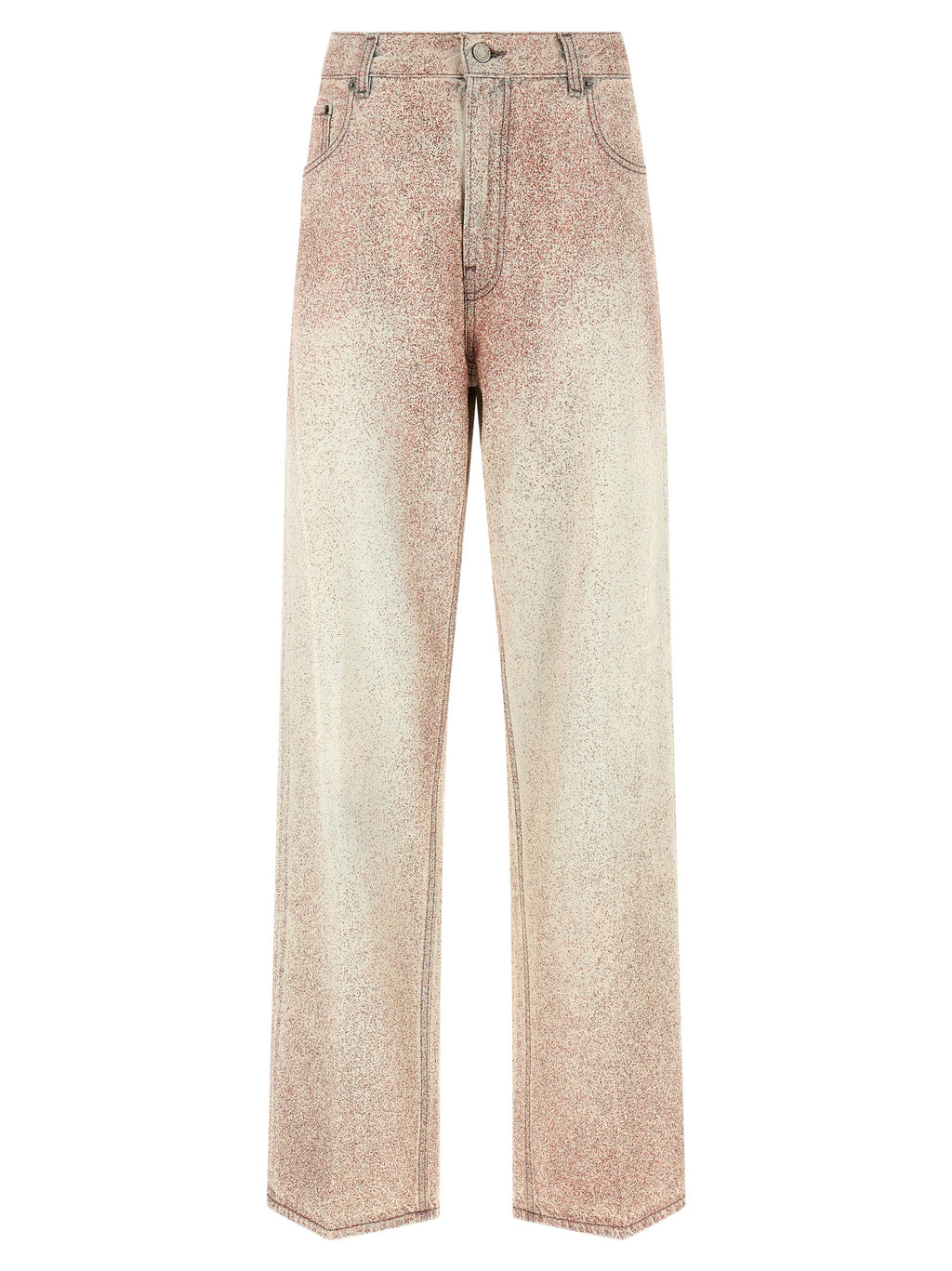 Haikure Gray Cotton Straight-Leg Jeans