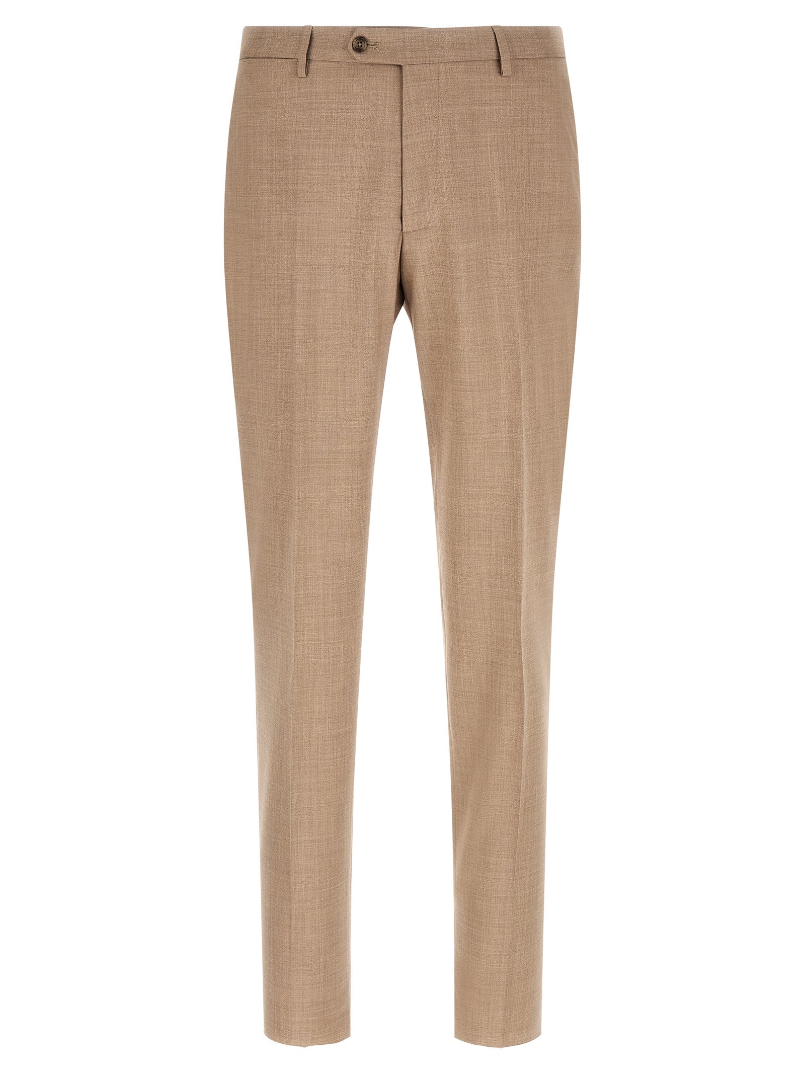 Tagliatore Beige Virgin Wool Two-Piece Suit