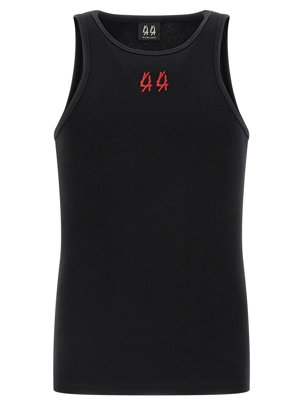 44 Label Group Black Cotton Tank Tops