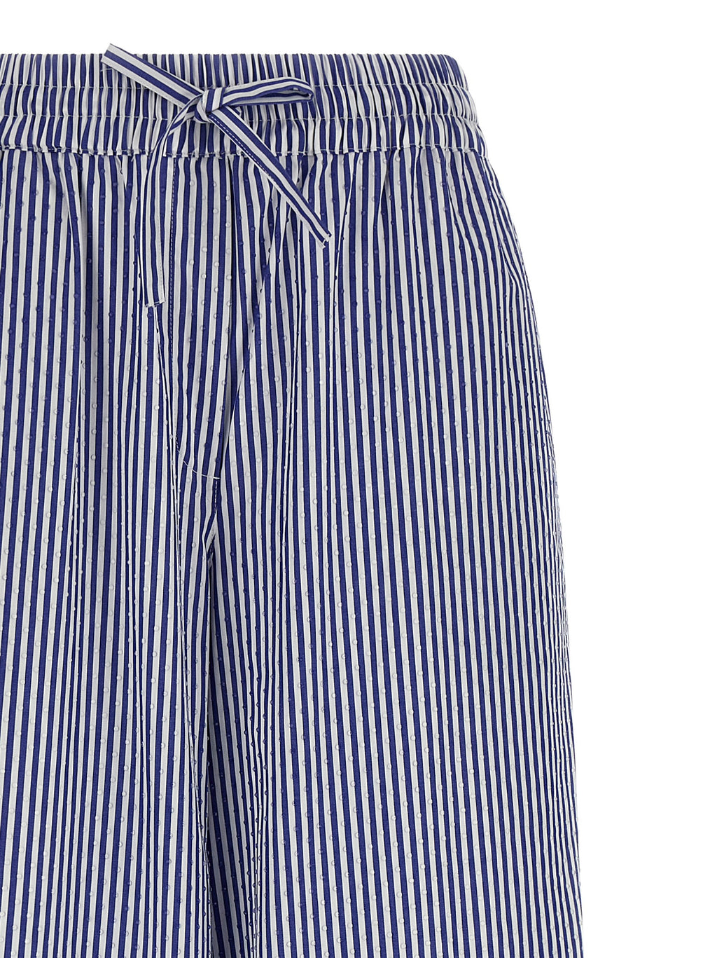 P.A.R.O.S.H. Blue Cotton Casual Pants