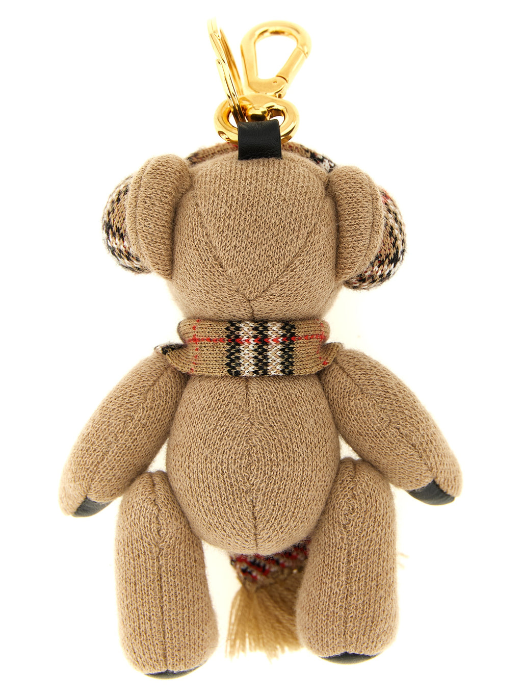 Burberry Beige Wool Keychain