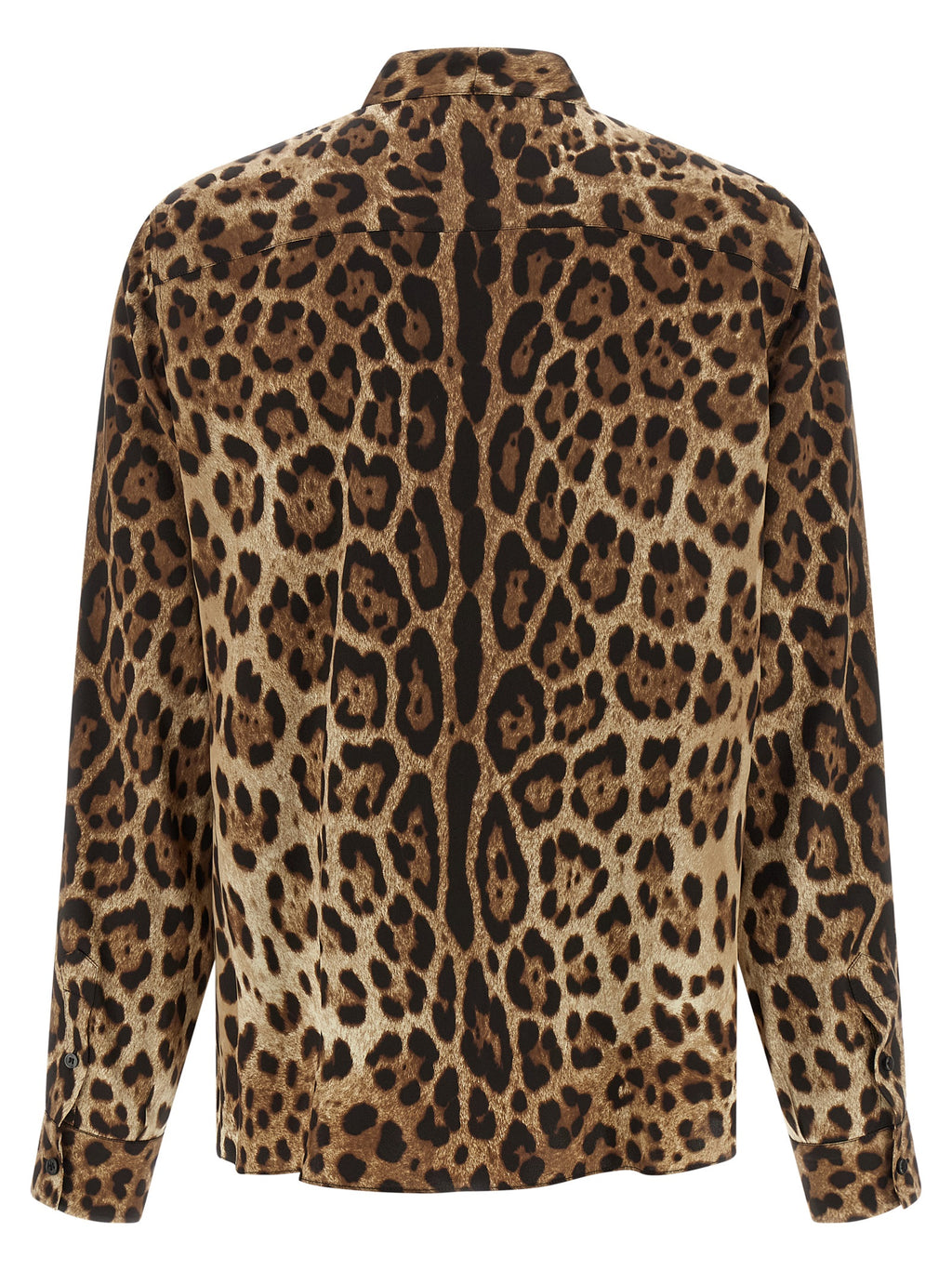 Dolce & Gabbana Brown Silk Blouse