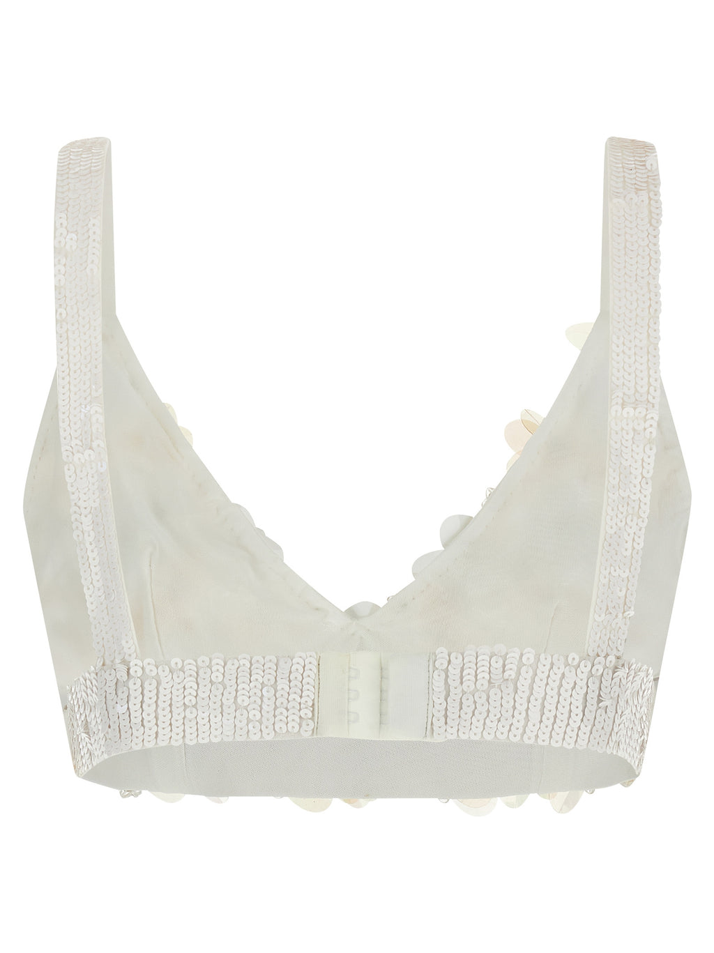 P.A.R.O.S.H. White Polyamide Tank Tops