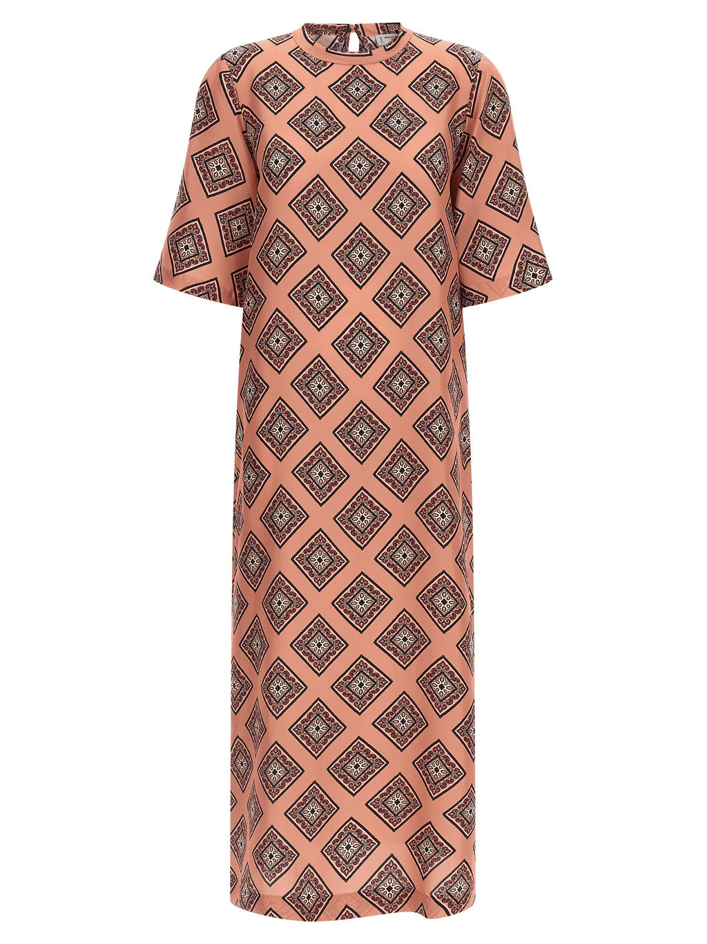 Alberto Biani Multicolor Silk Long Dress