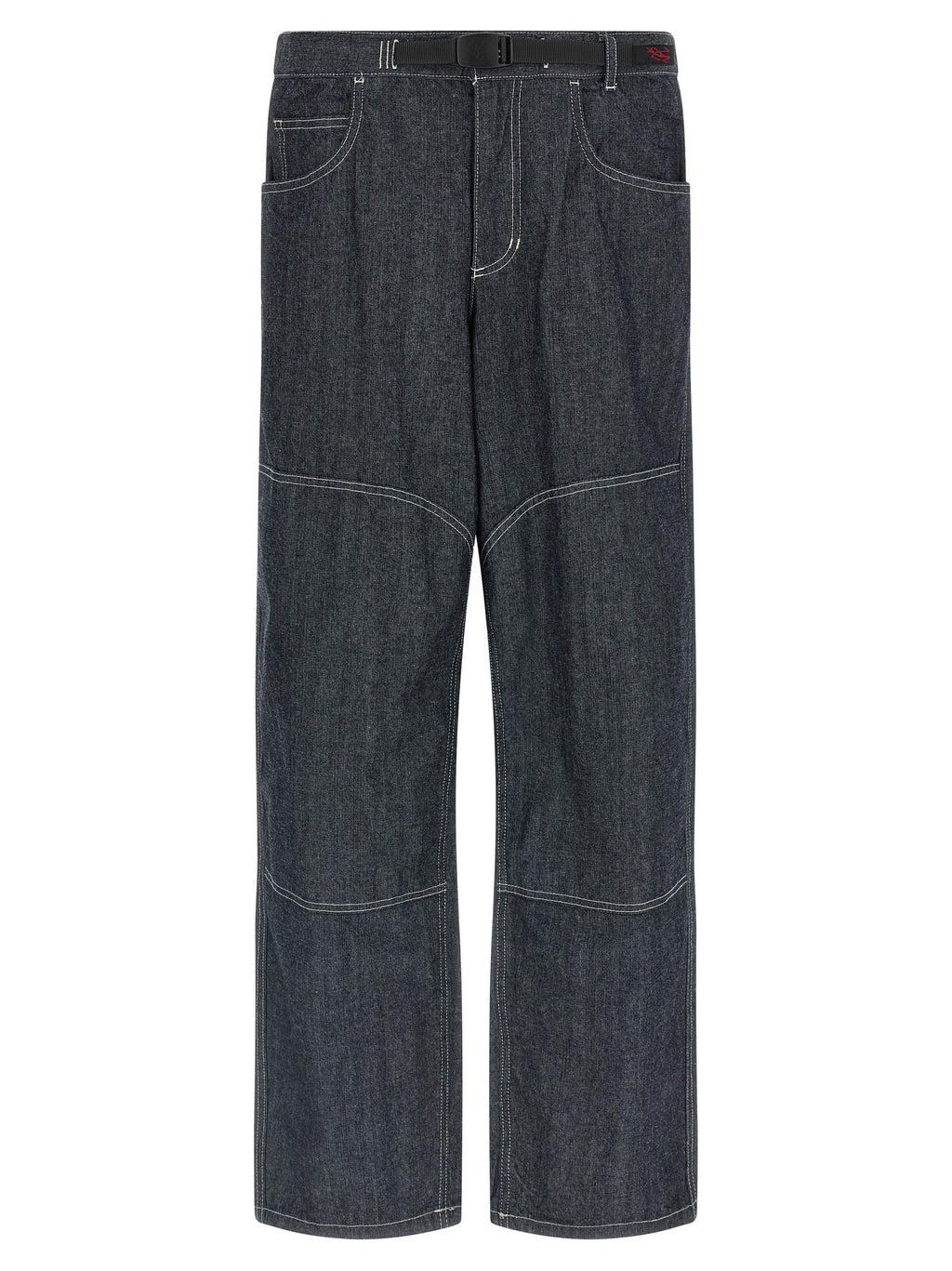 Gramicci Blue Cotton Straight-Leg Jeans