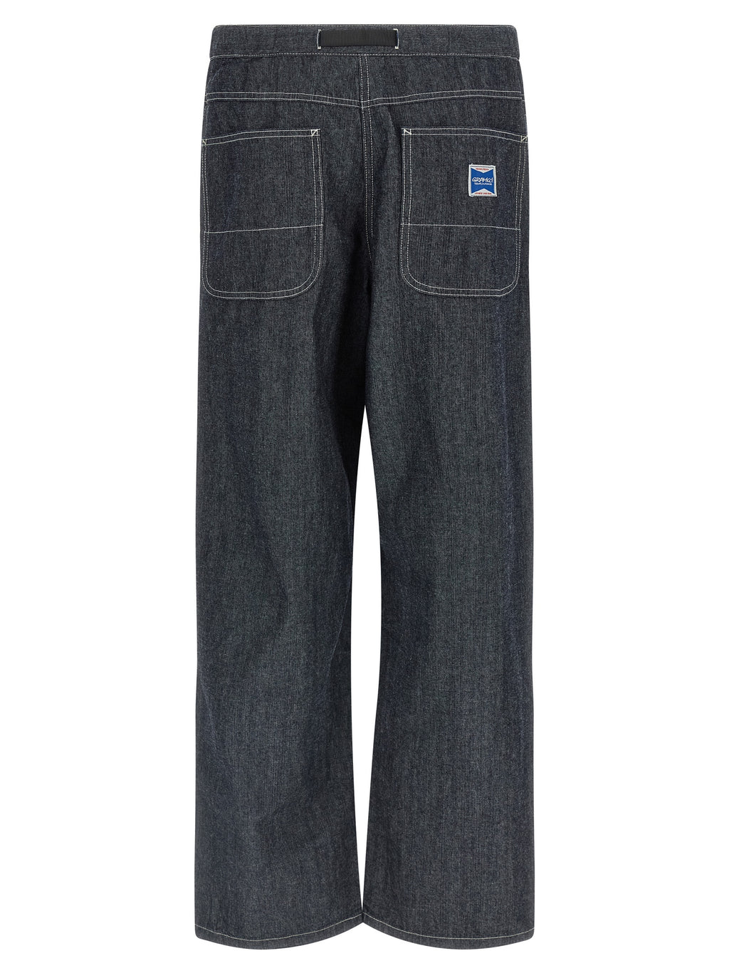 Gramicci Blue Cotton Straight-Leg Jeans