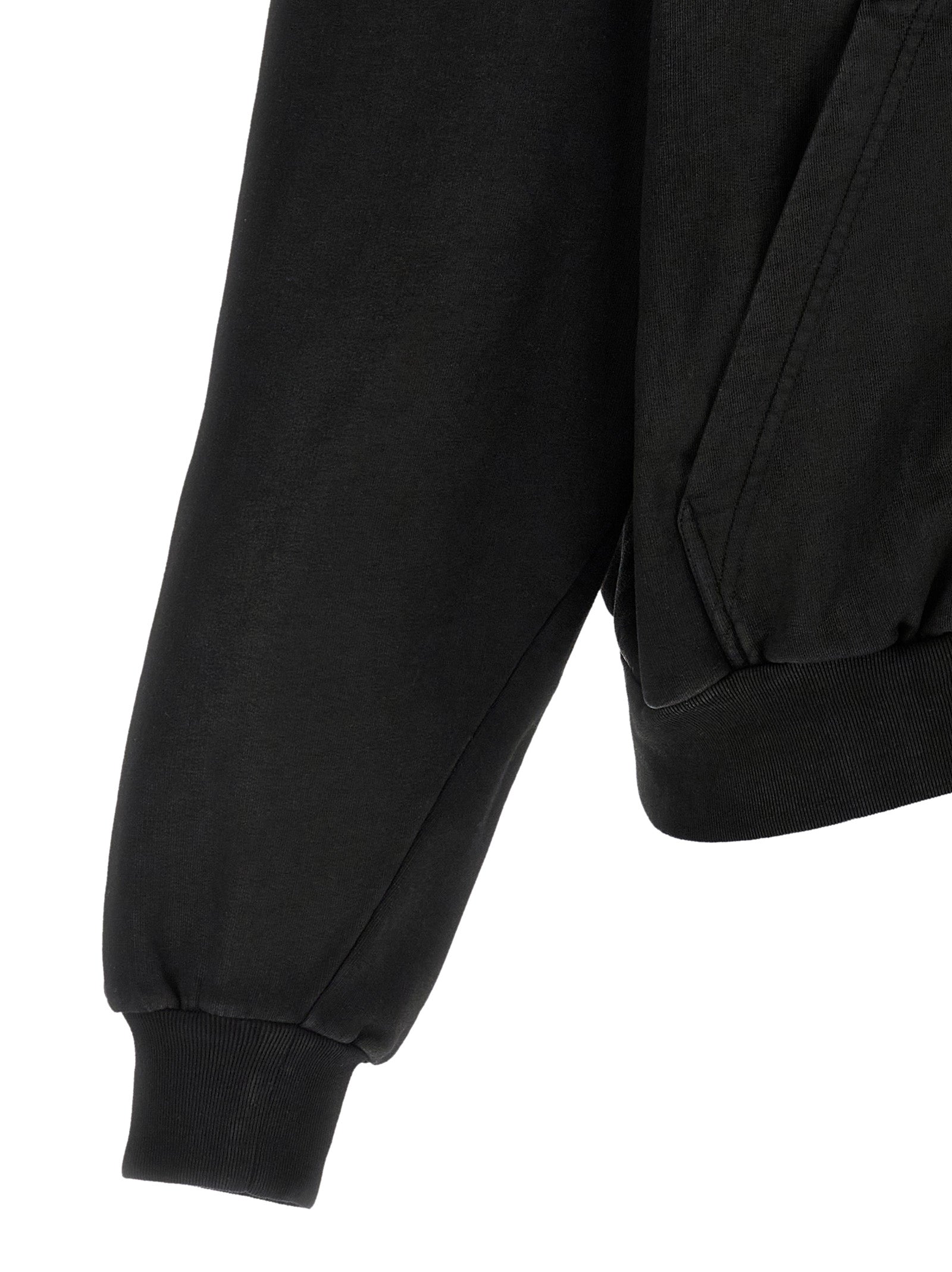 Balenciaga Black Cotton Sweatshirt