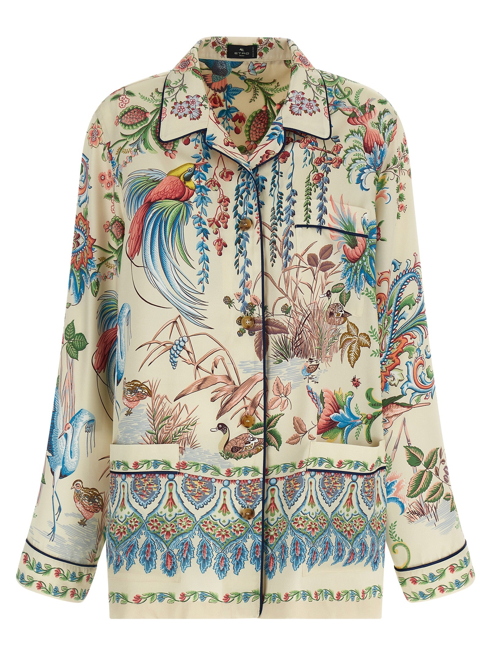 Etro Multicolor Polyester Blouse