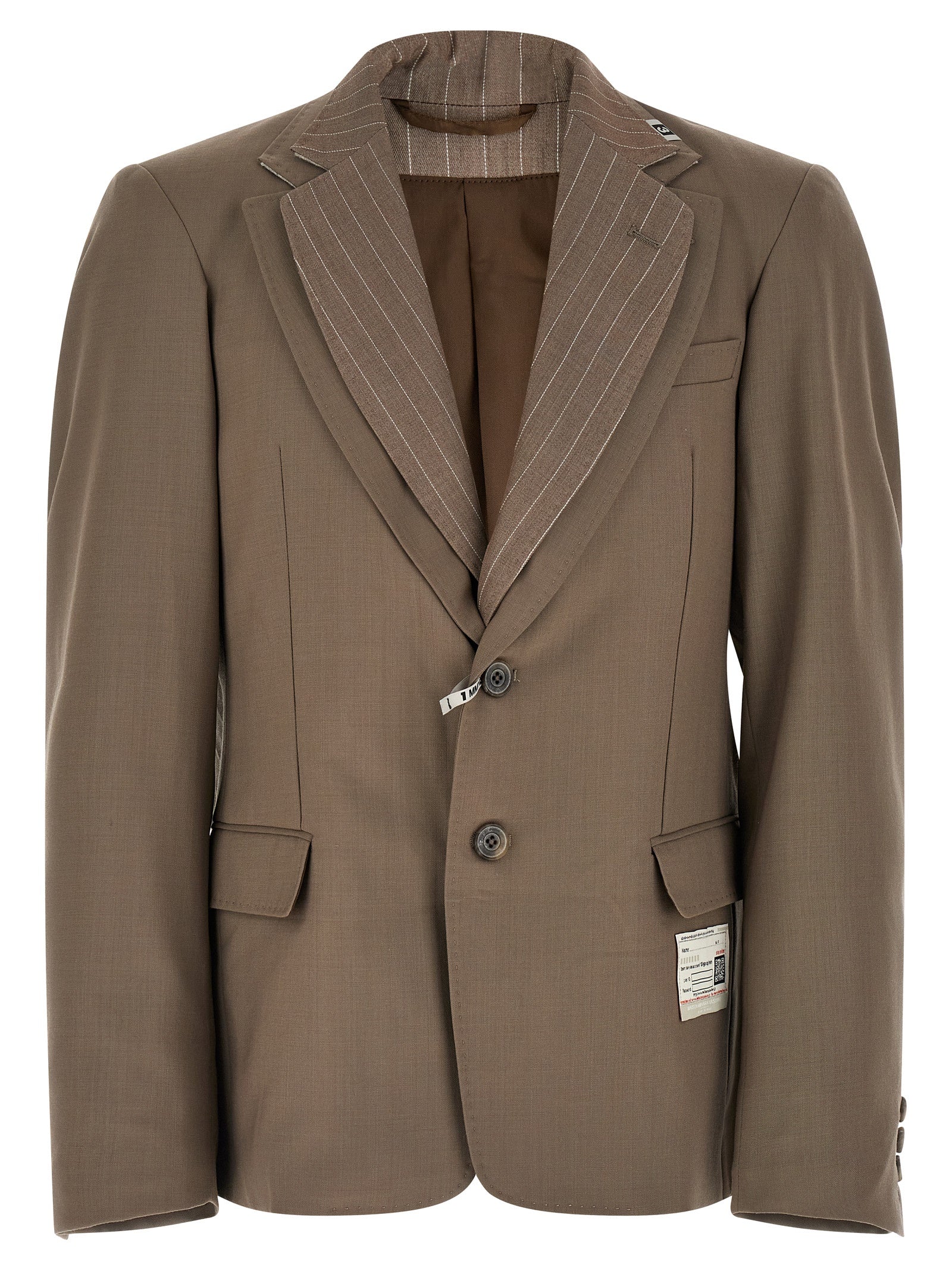 Maison Mihara Yasuhiro Beige Wool Blazer