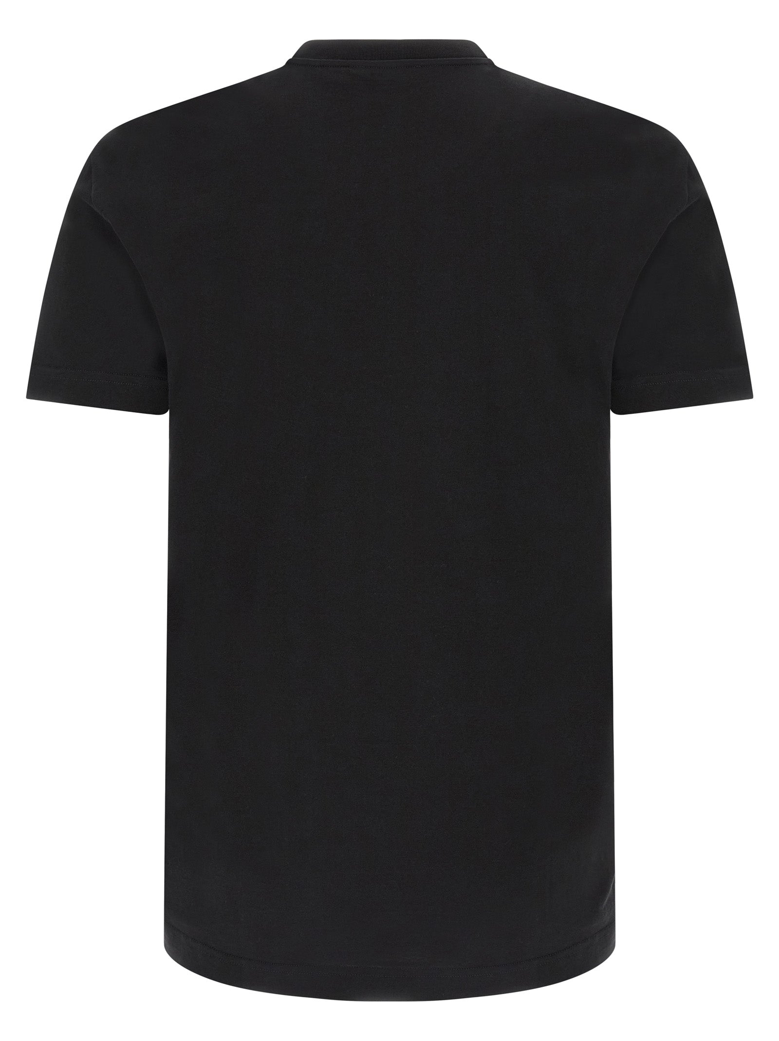 Dolce & Gabbana Black Cotton T-Shirt