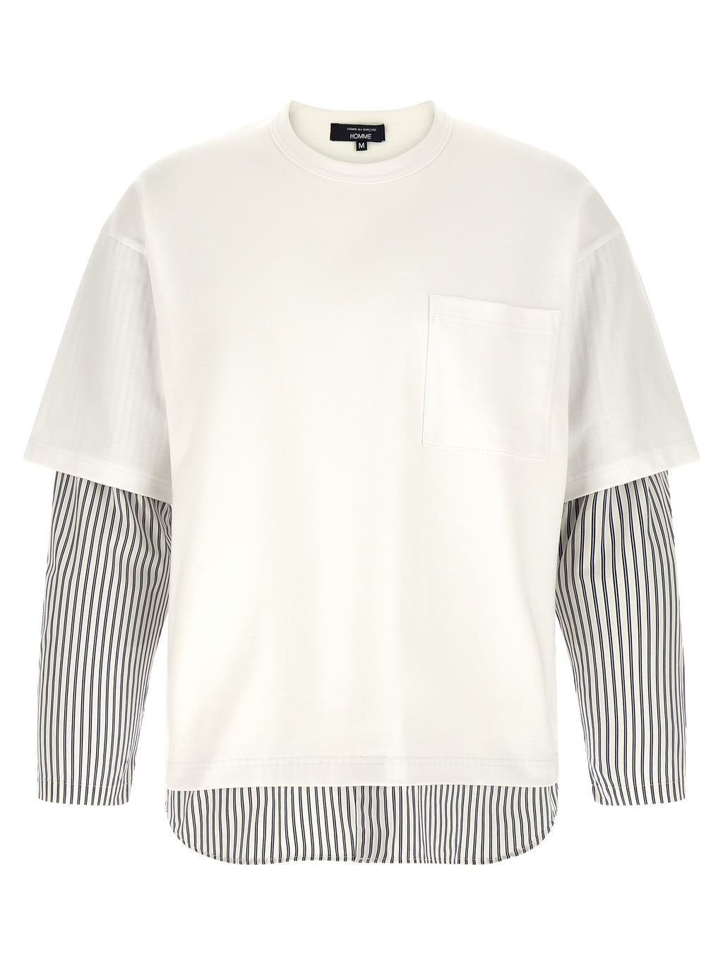 Comme Des Garçons White Cotton T-Shirt