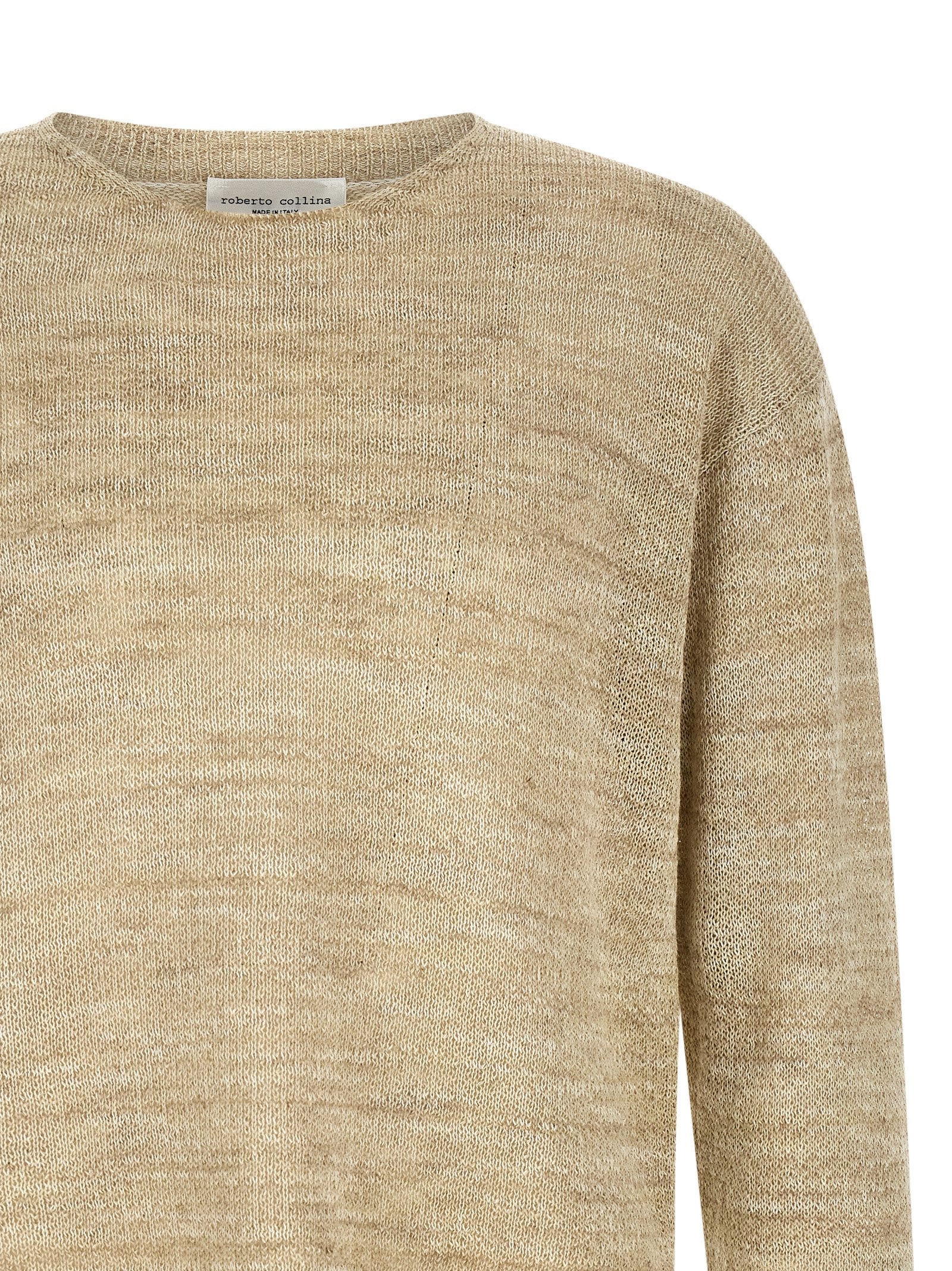 Roberto Collina Beige Cotton Cardigan