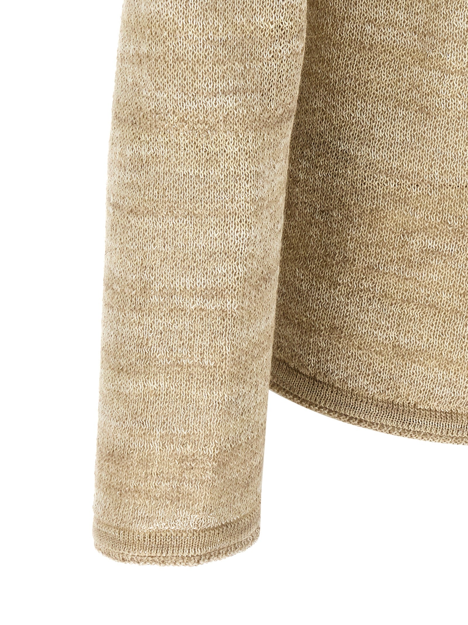 Roberto Collina Beige Cotton Cardigan