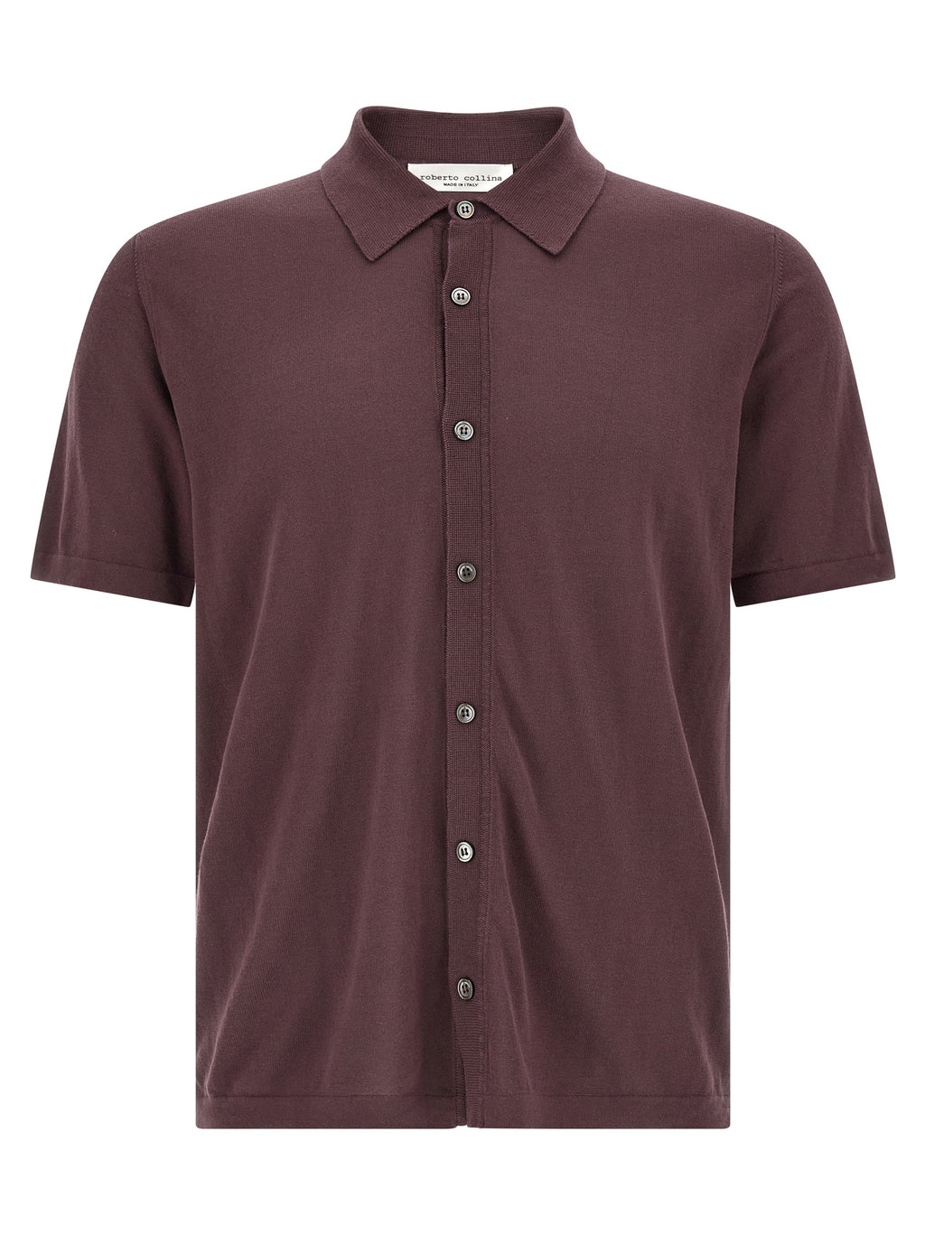 Roberto Collina Bordeaux Cotton Blouse