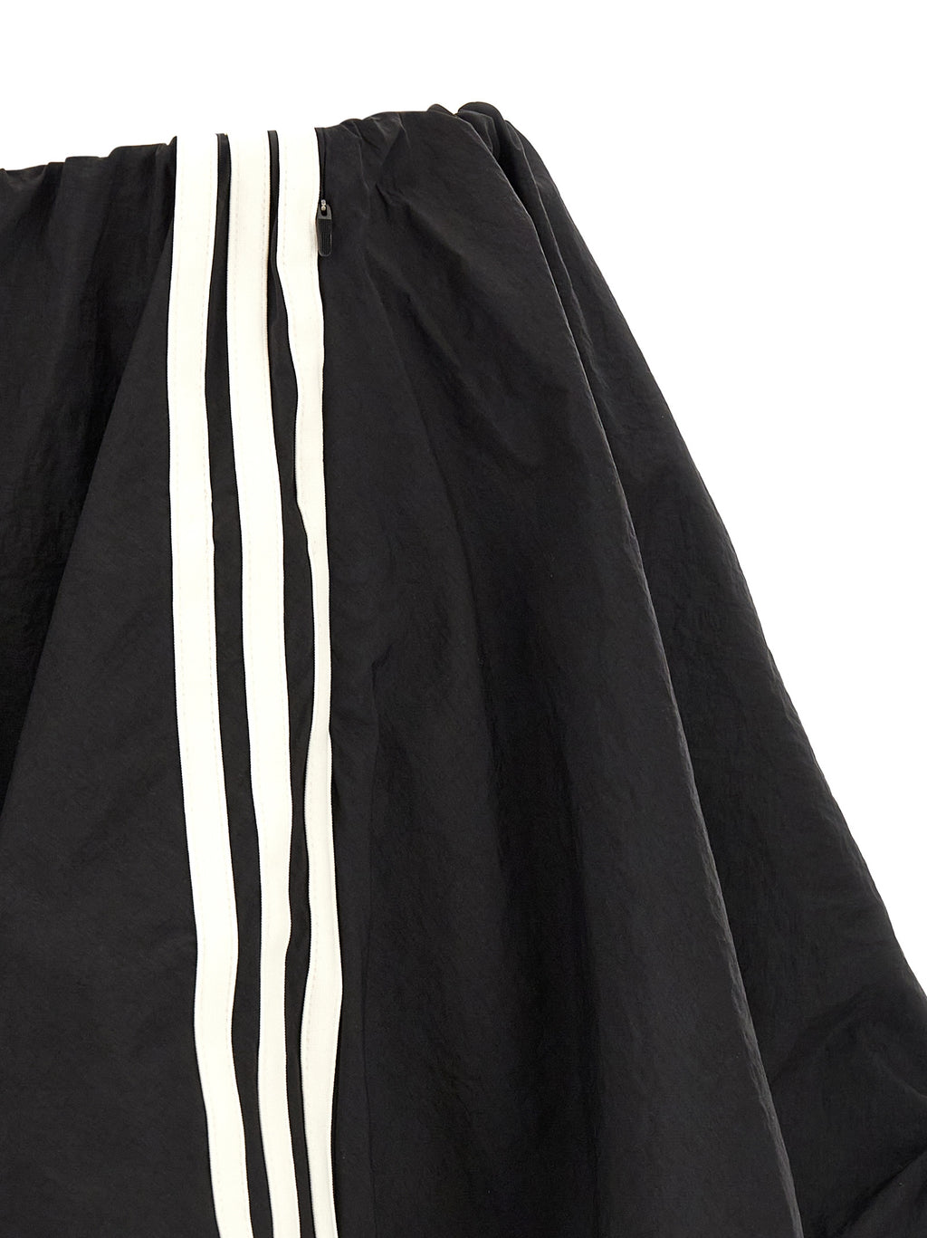 Y-3 Black Polyamide Long Skirt